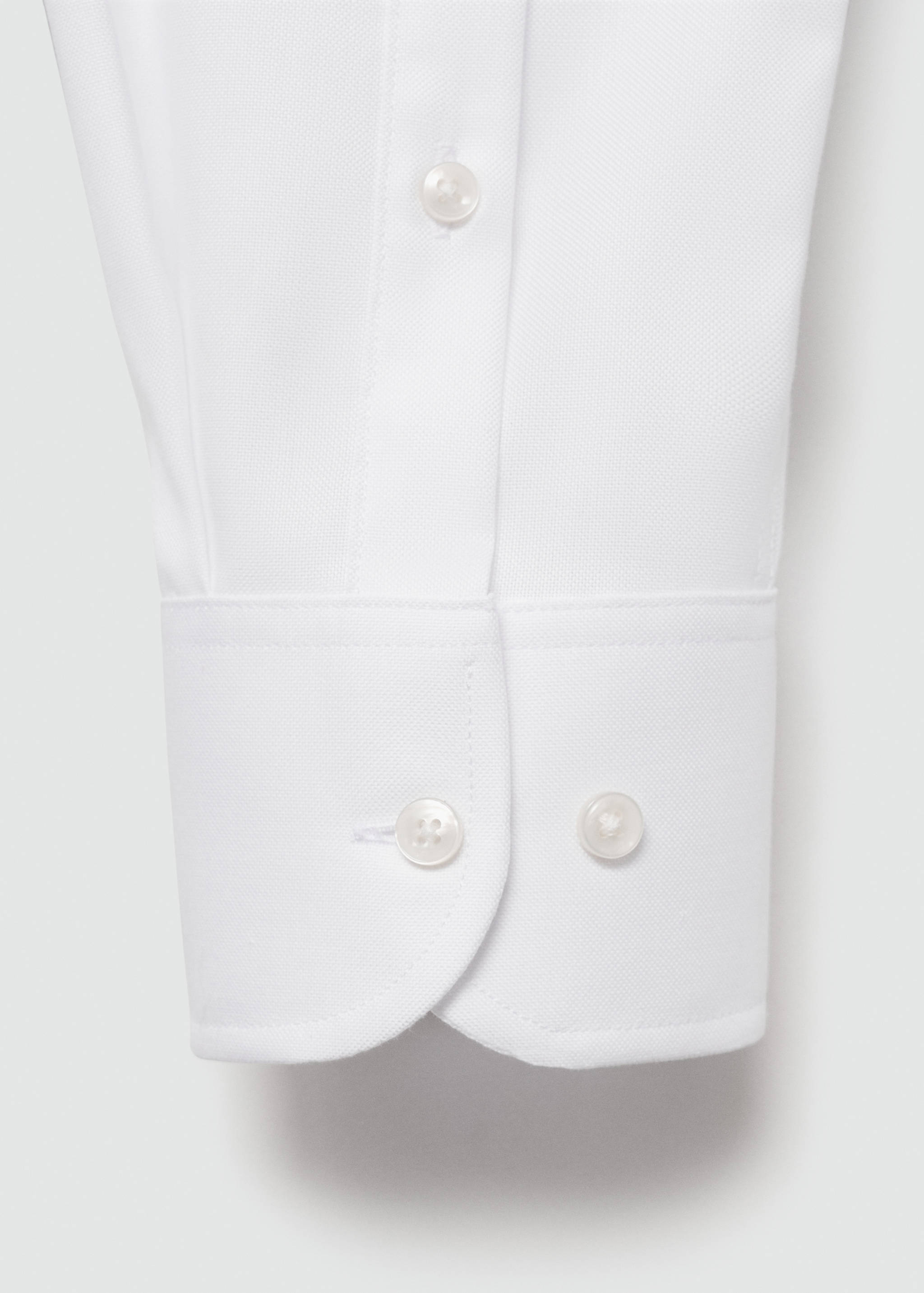 Chemise costume slim-fit coton structurée - Détail de l'article 0