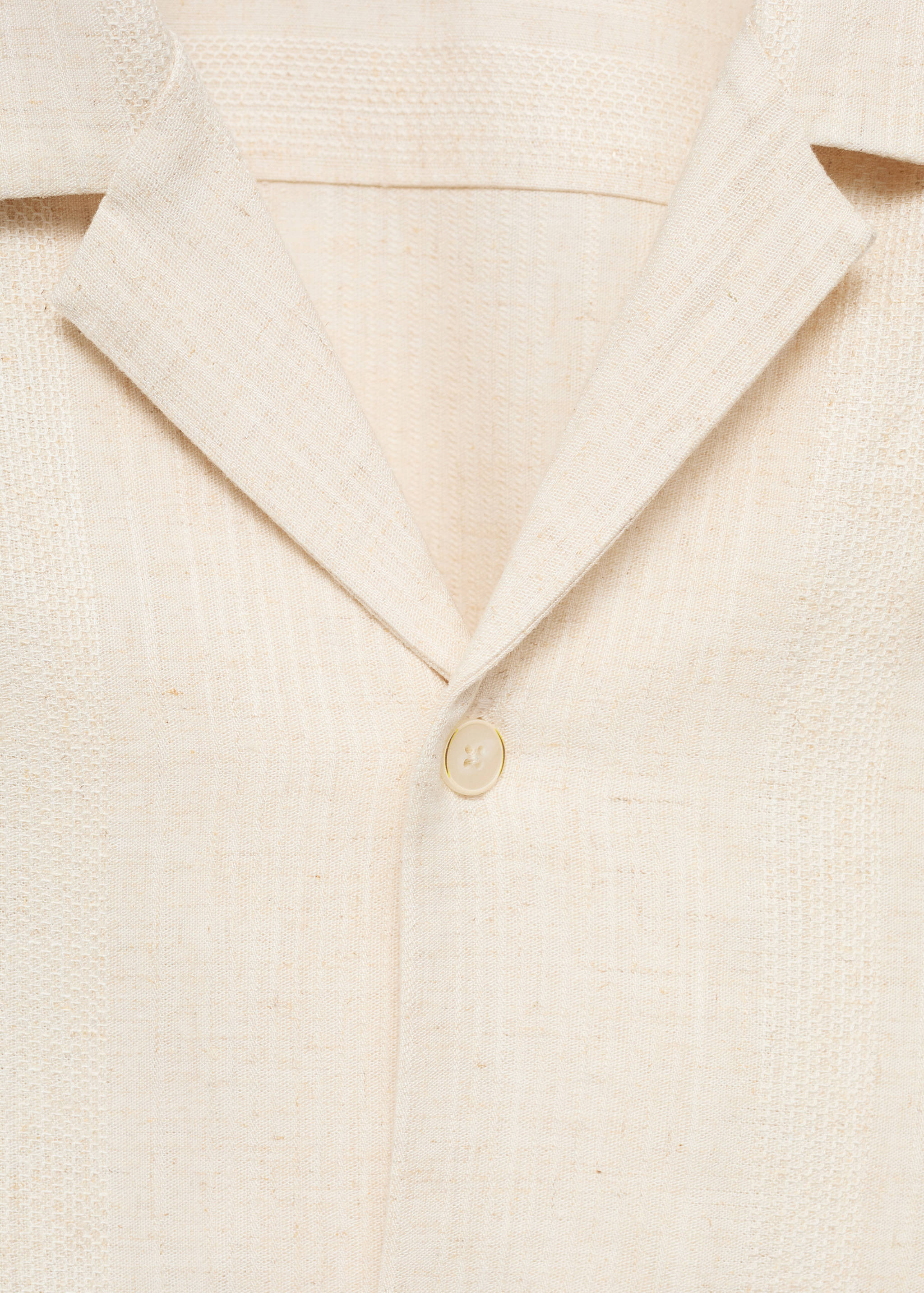 Relaxed-fit linen-blend shirt - Details of the article 8
