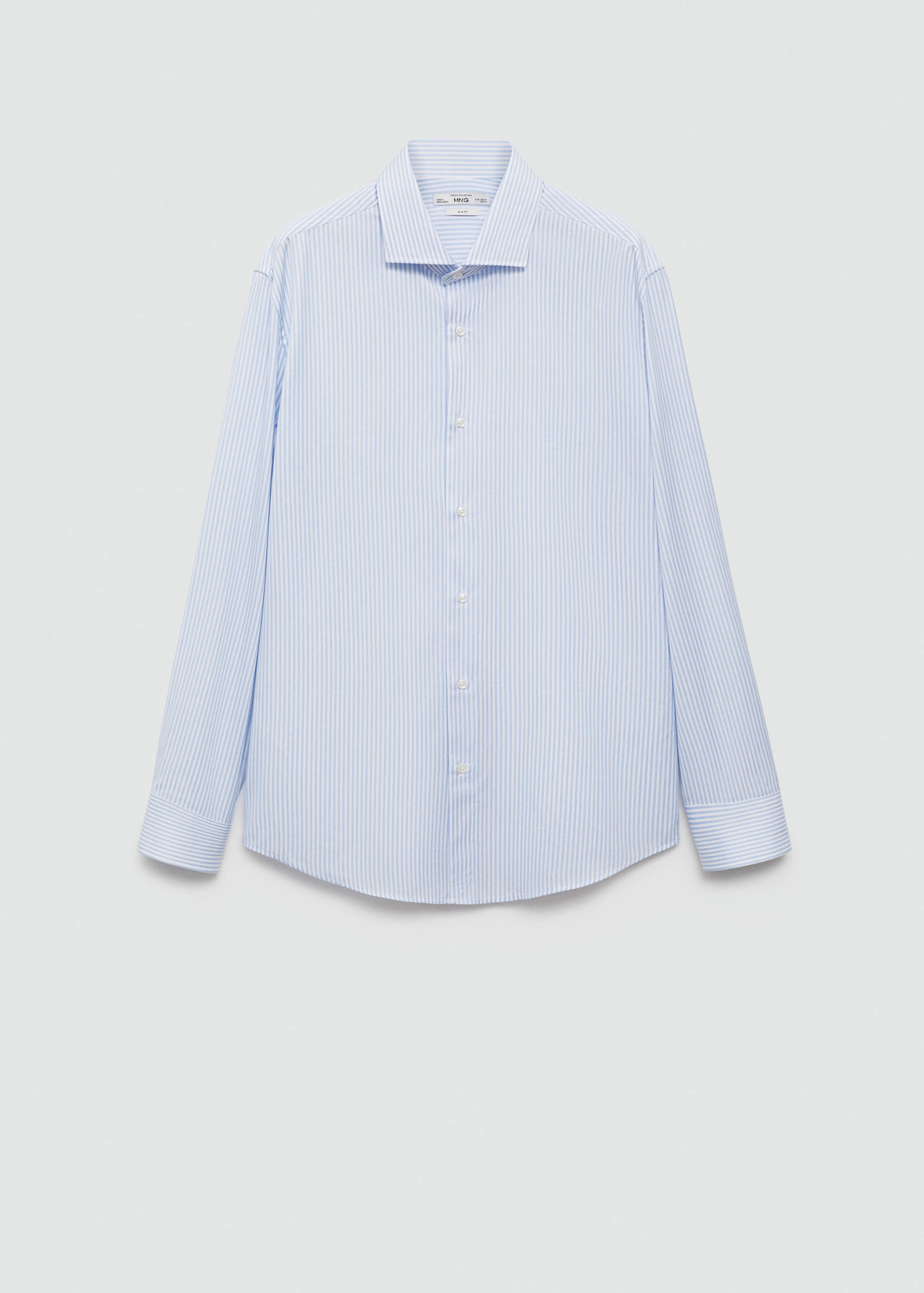 Chemise costume regular-fit coton rayures - Article sans modèle