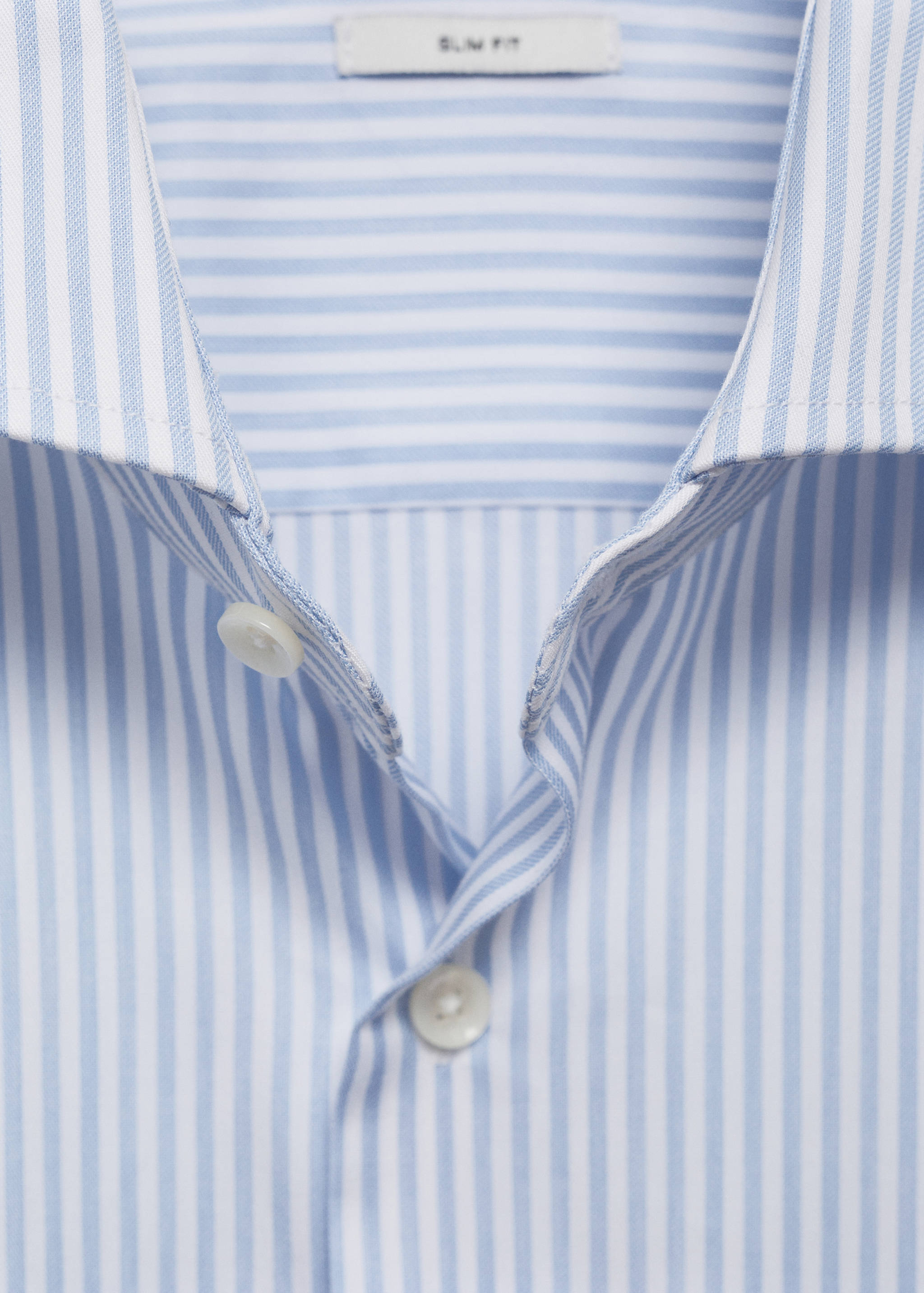 Chemise costume regular-fit coton rayures - Verso de l’article
