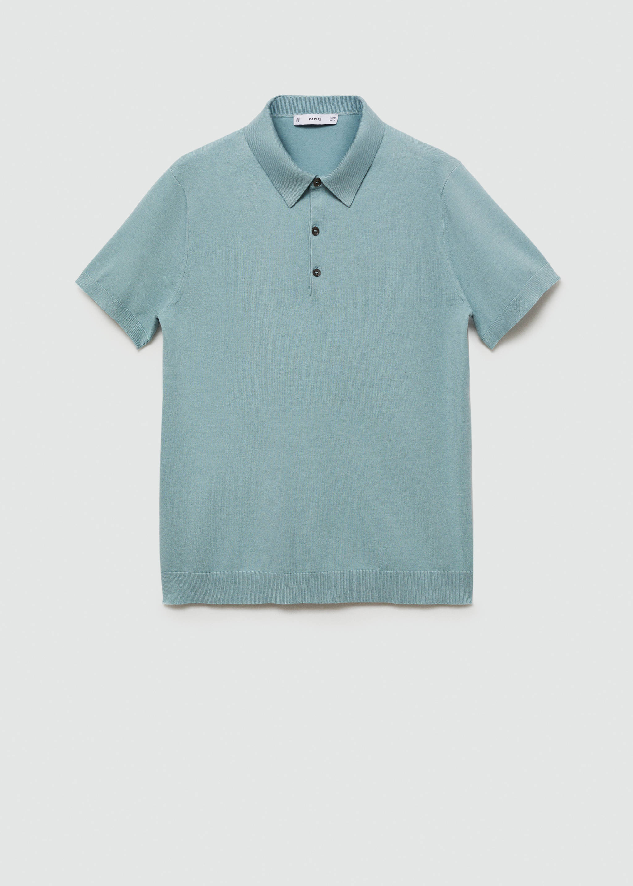 Fine-knit polo shirt - Article without model
