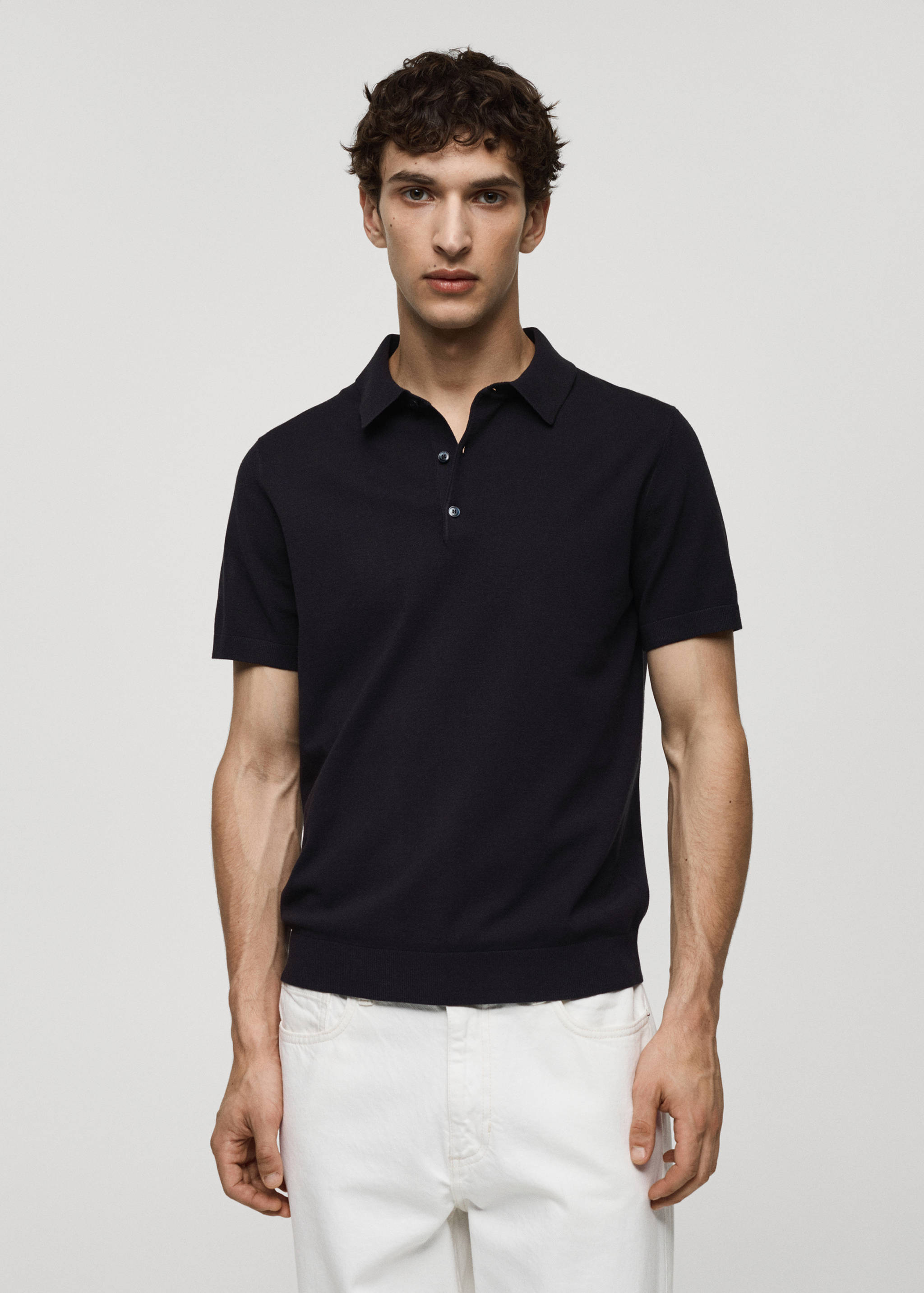 Polo maille fine - Plan moyen
