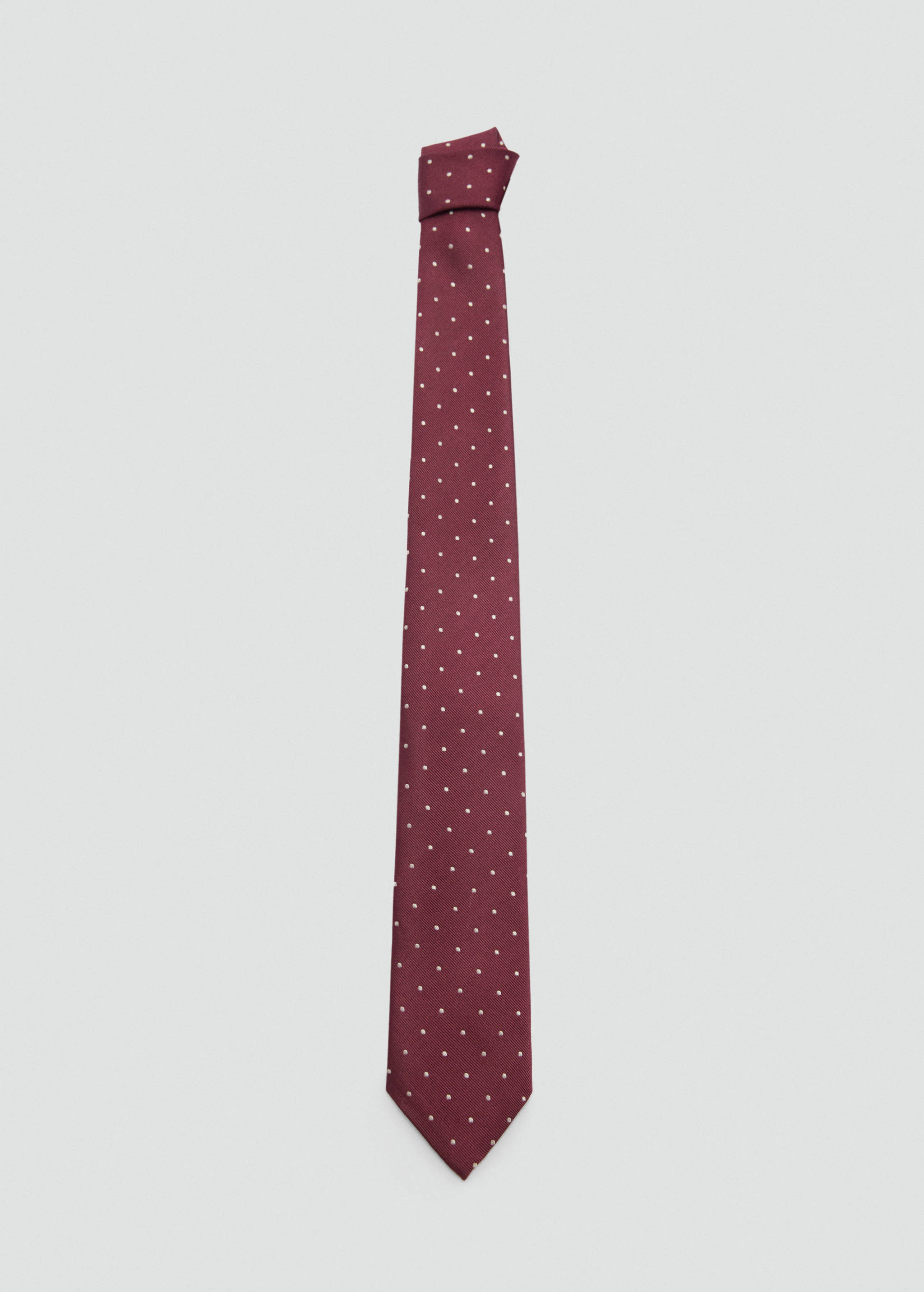 100% mulberry silk polka-dot tie - Article without model