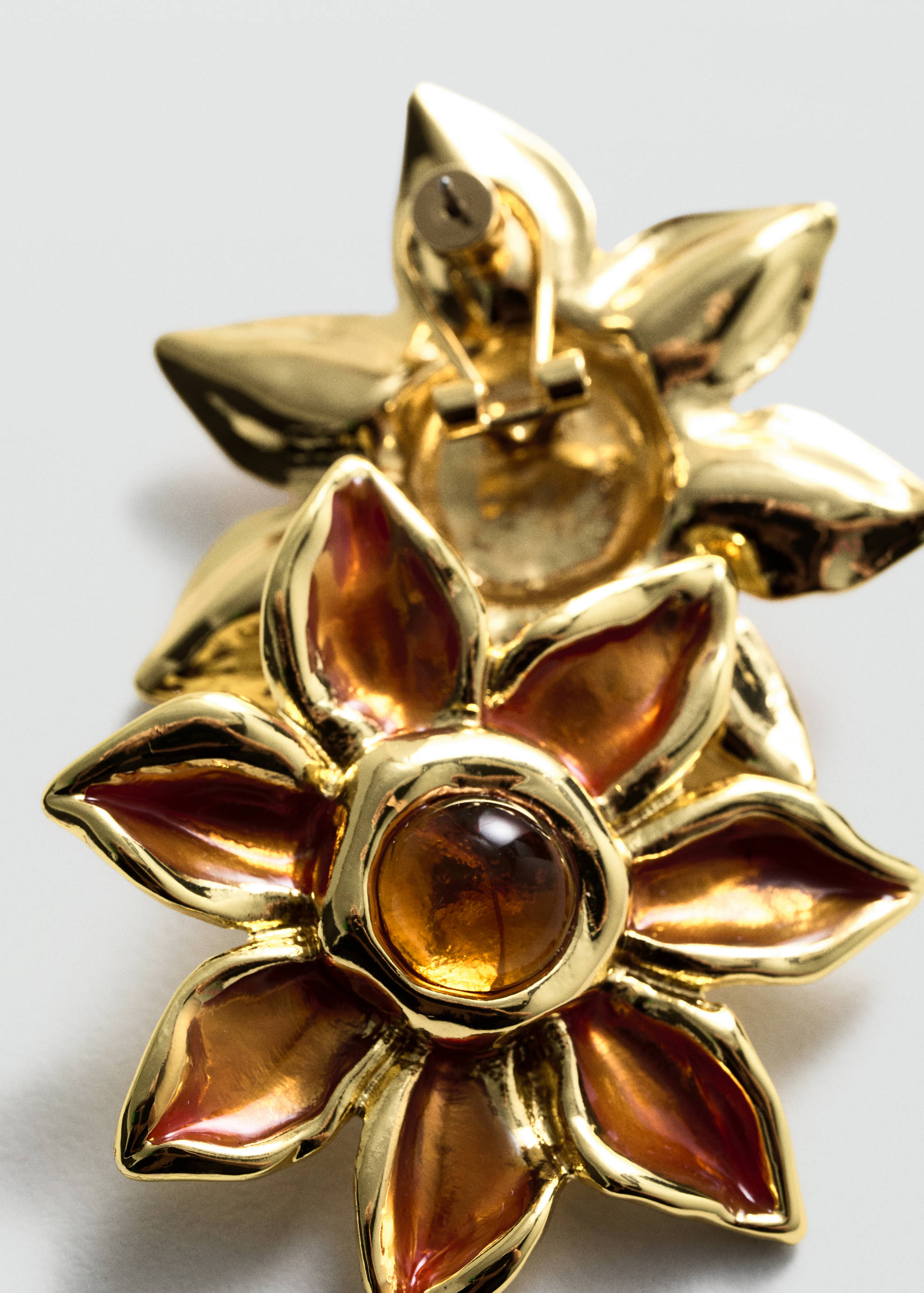 Maxi flower earrings - Details of the article 1