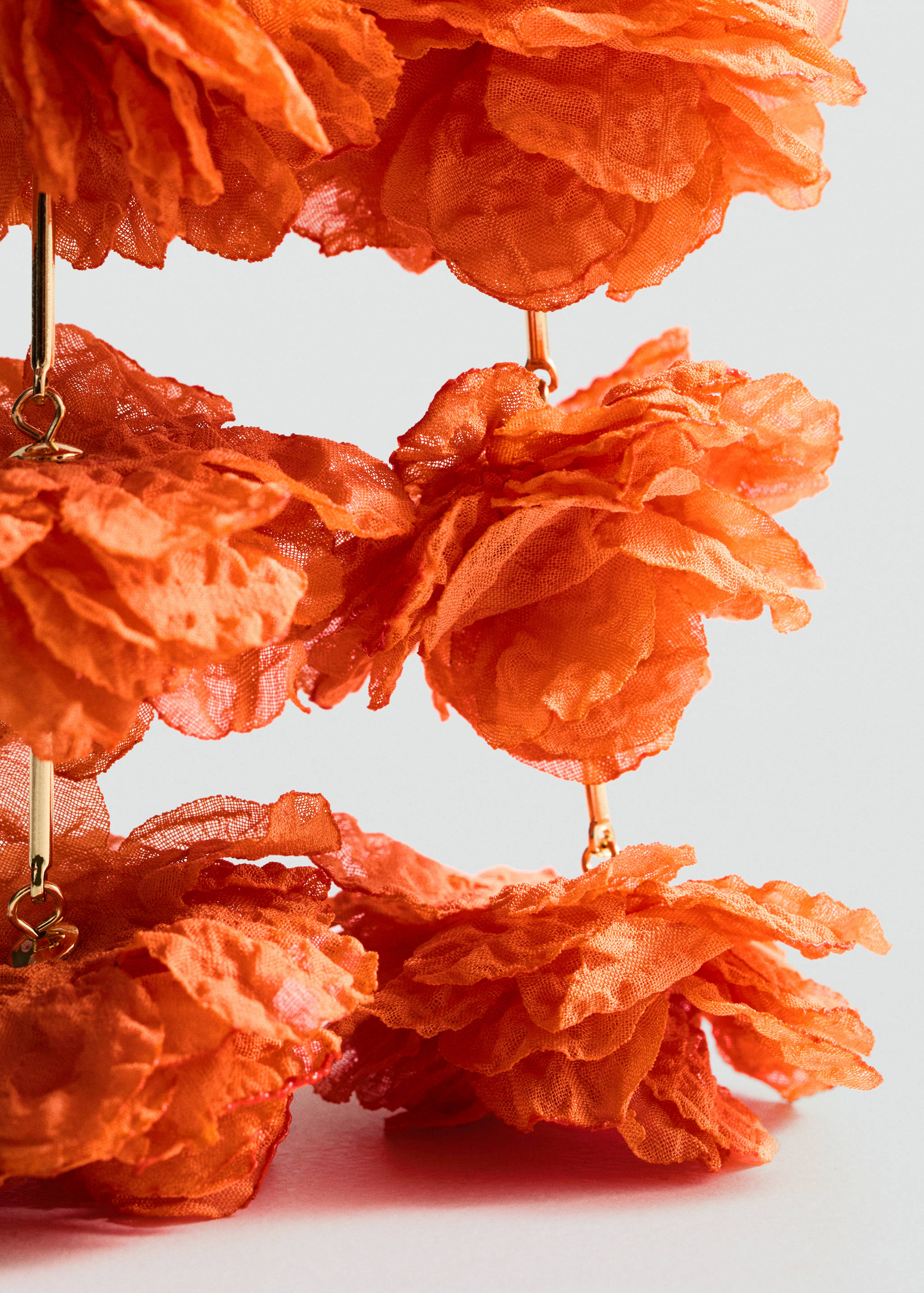 Flower pendant earrings - Details of the article 1