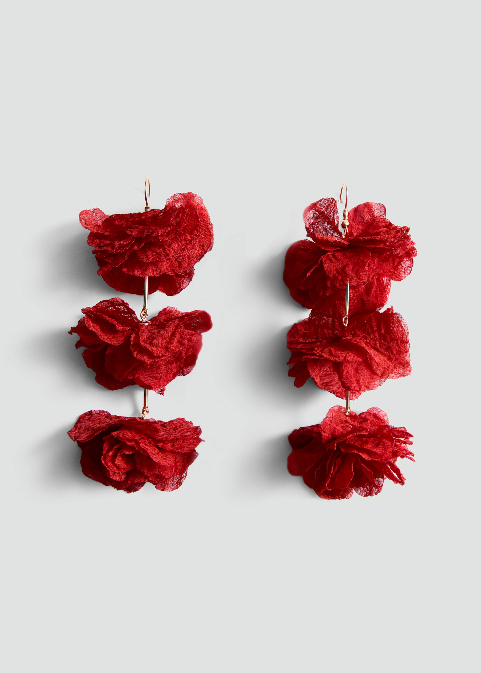 Flower pendant earrings - Article without model