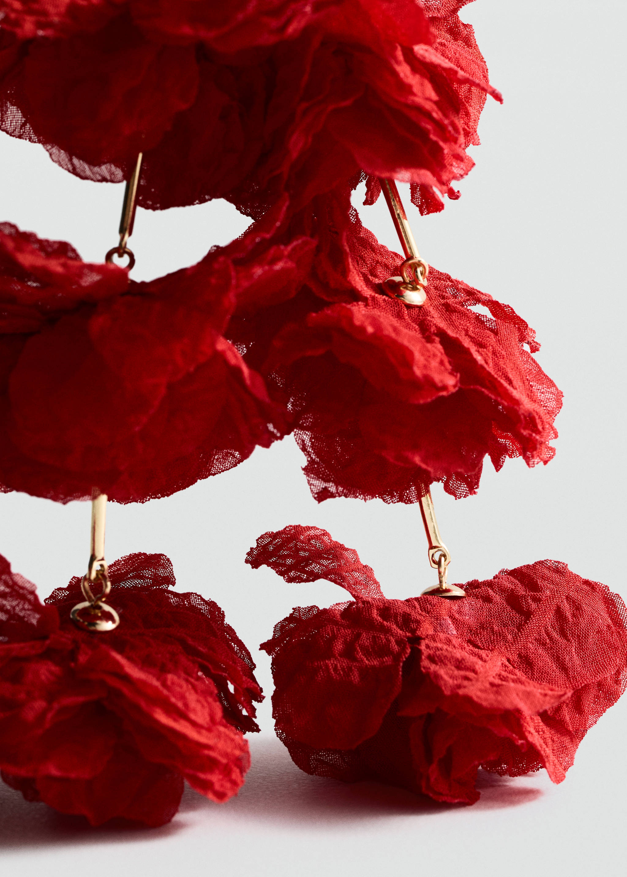 Flower pendant earrings - Details of the article 1