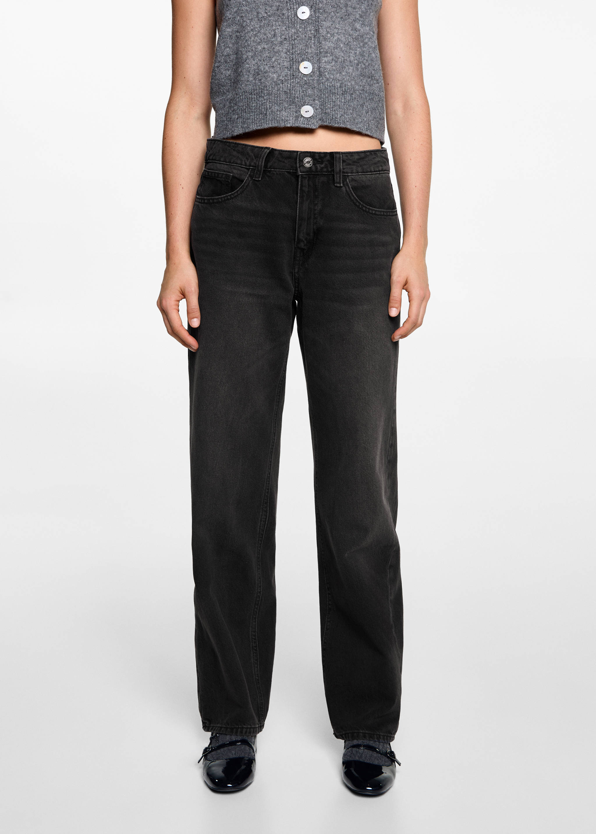 Straight jeans - Medium plane