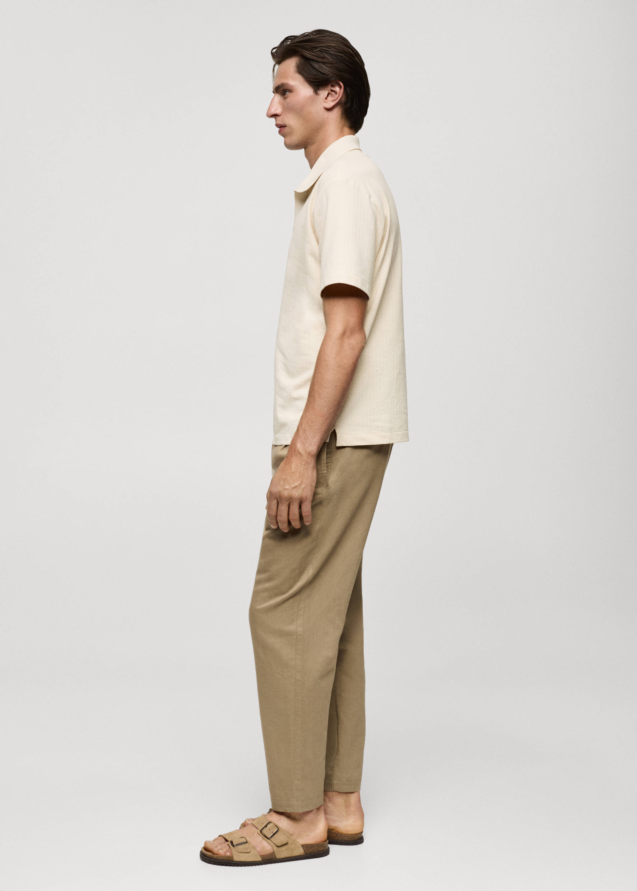 Polo regular-fit coton maille côtelée - Détail de l'article 2