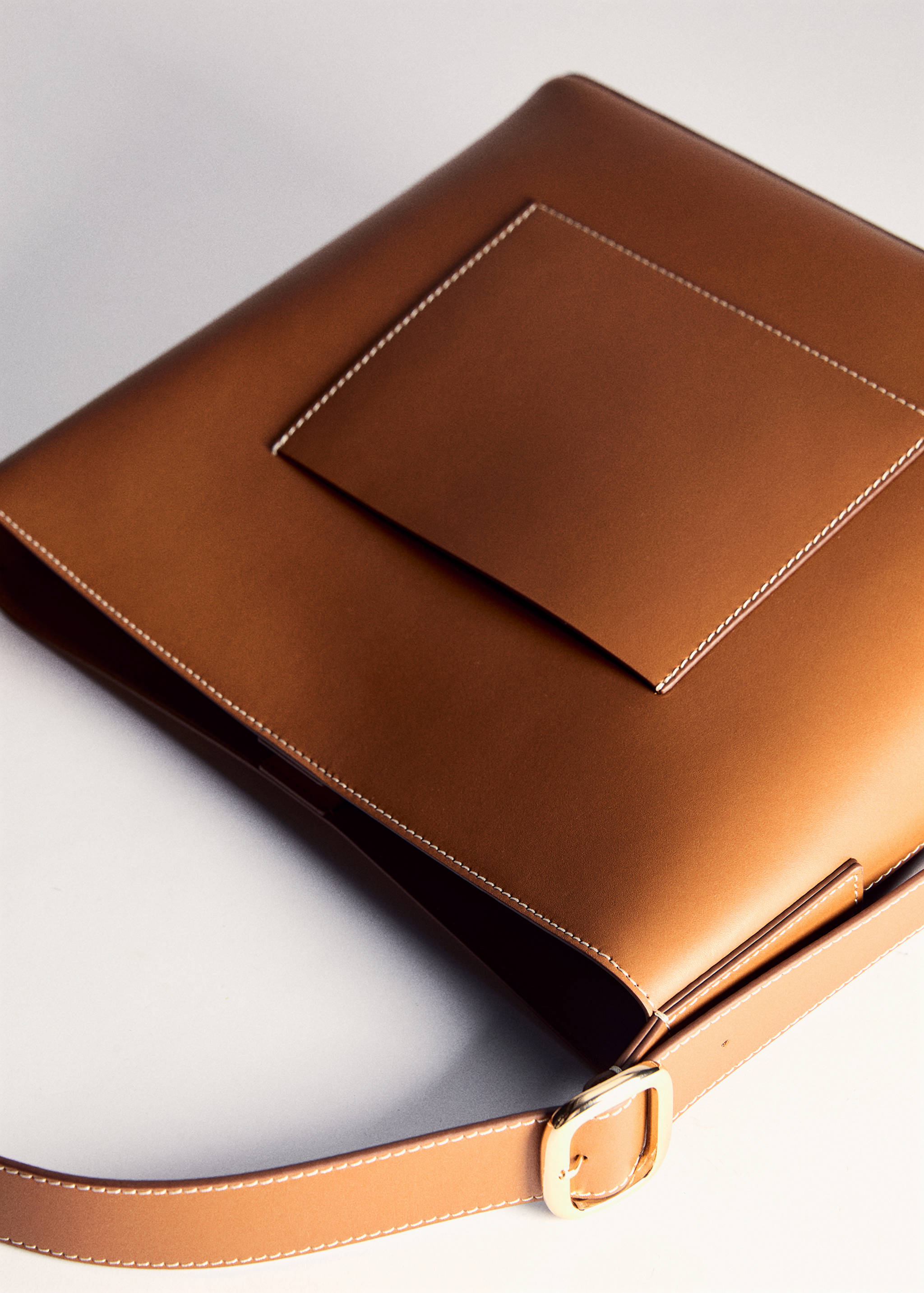 Leather shopper bag - Details of the article 5