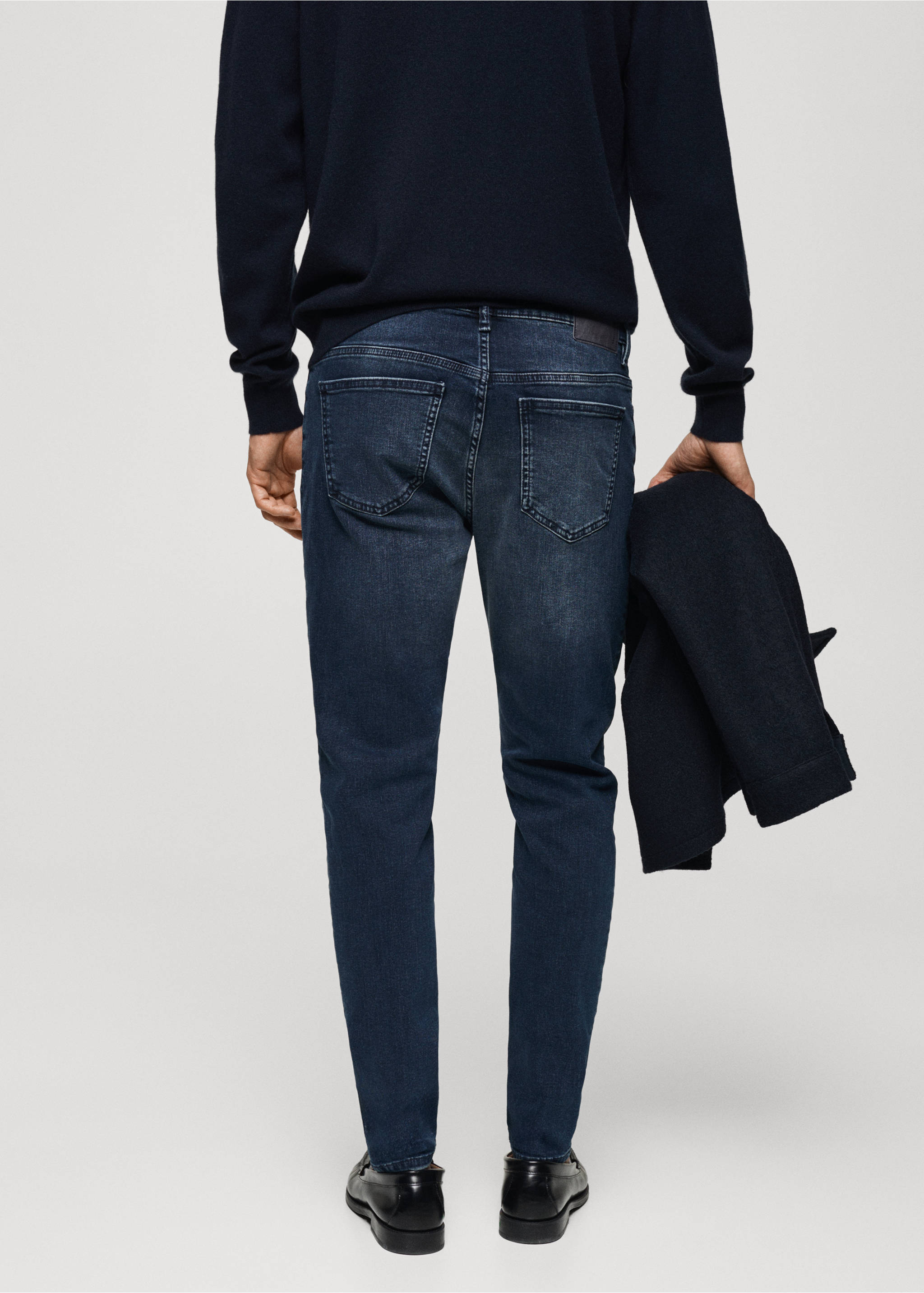 Jeans Jude skinny fit - Reverso del artículo, Azul oscuro intenso. Ref: 77030620-00.