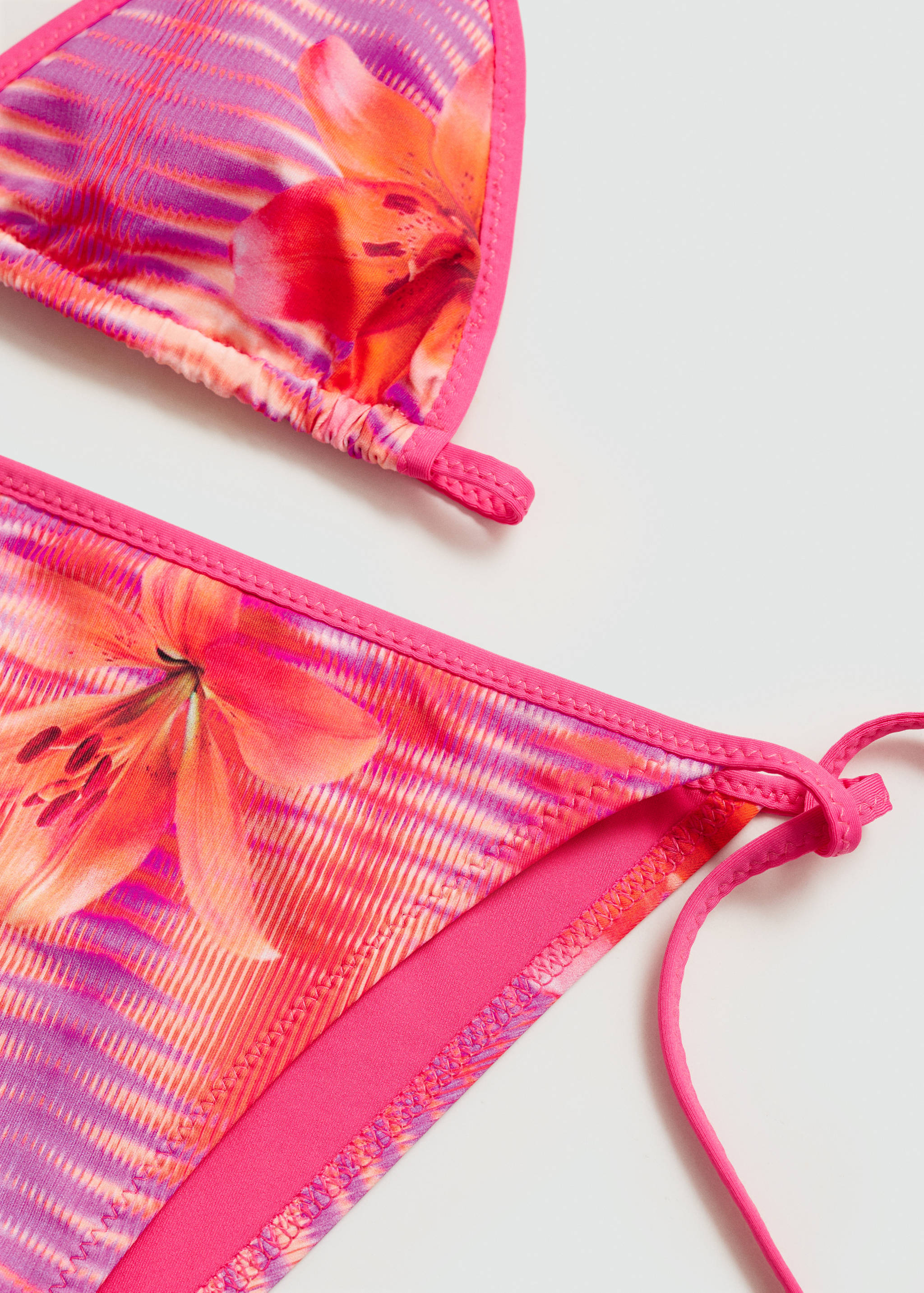 Braguita bikini estampado flores - Detalle del artículo 0