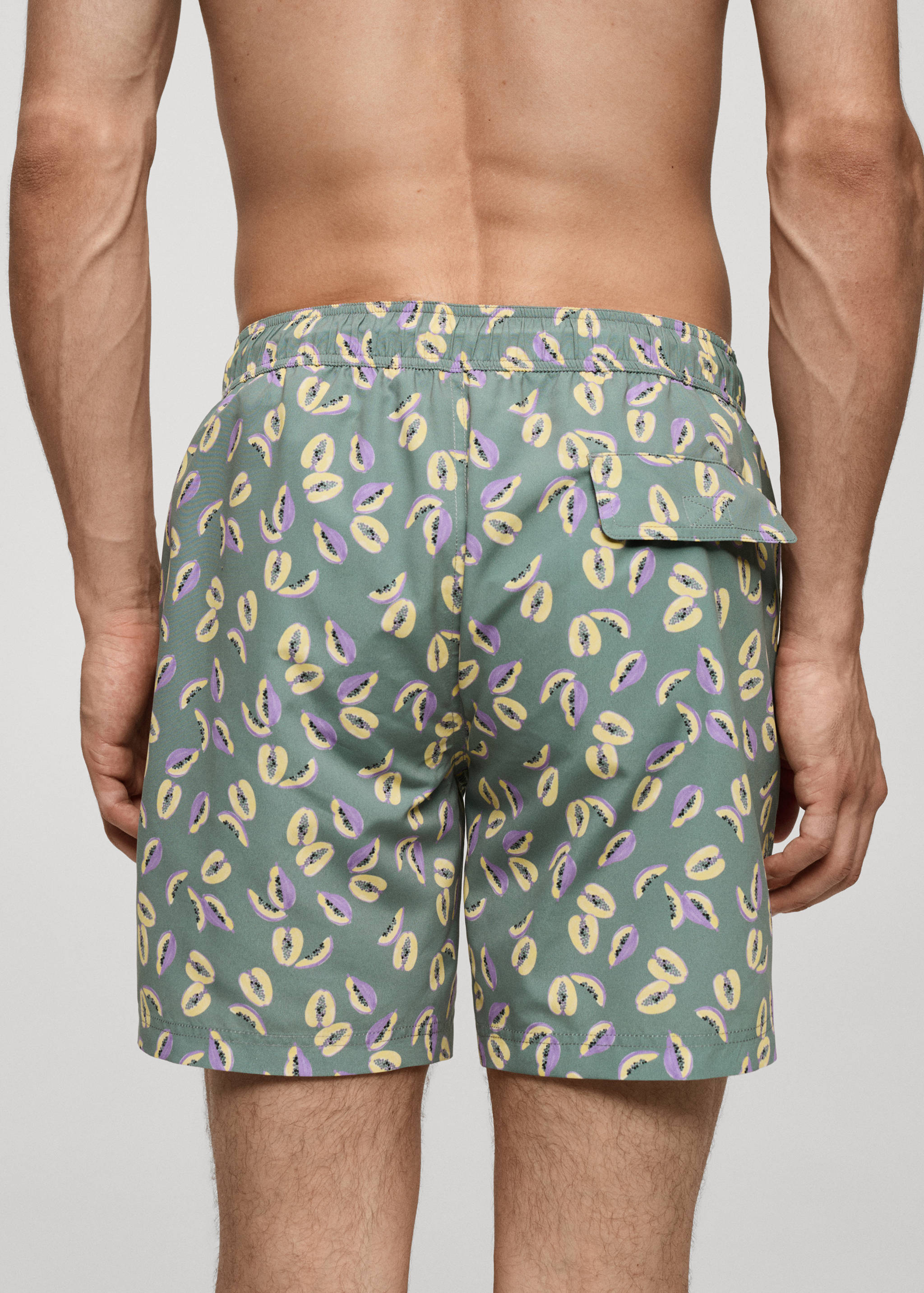 Papaya-print swimsuit - Details of the article 6