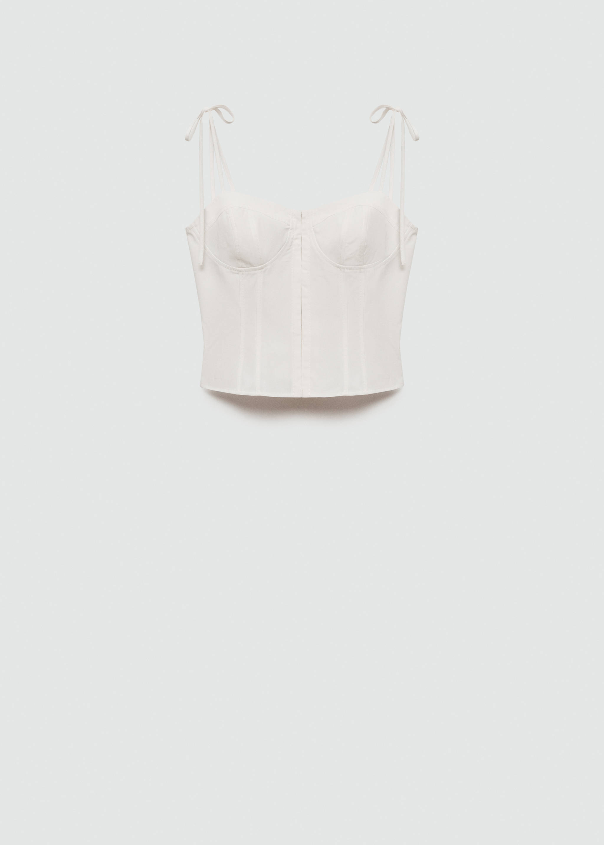 Crop top nœuds - Article sans modèle