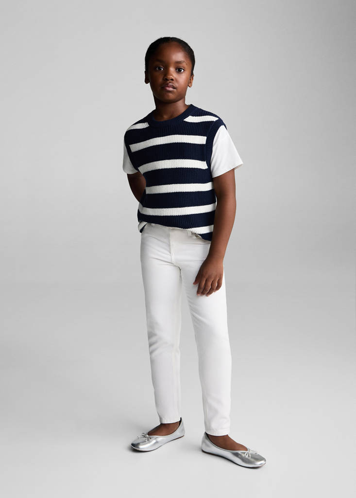 Paperbag jeans — White