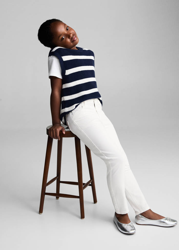 Paperbag jeans — White