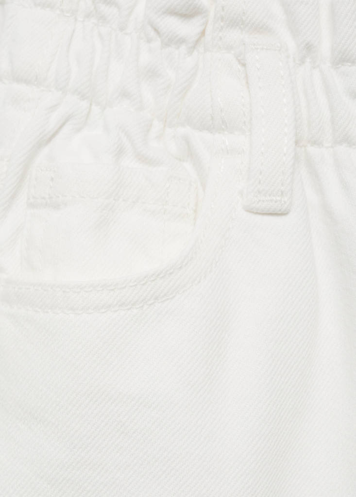 Paperbag jeans — White