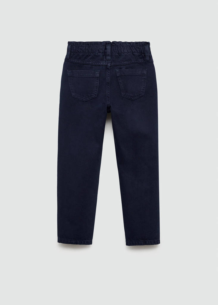 Paperbag jeans — Dark Navy