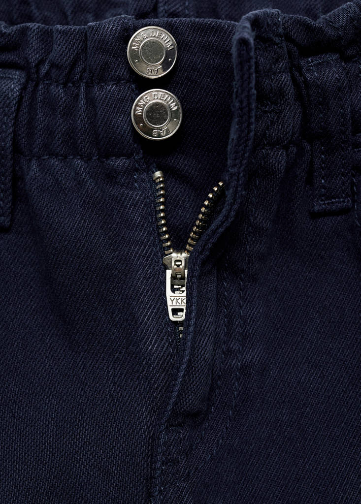 Paperbag jeans — Dark Navy