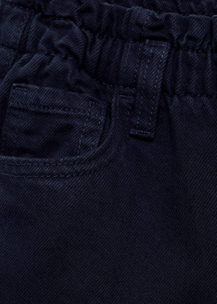Paperbag jeans — Dark Navy