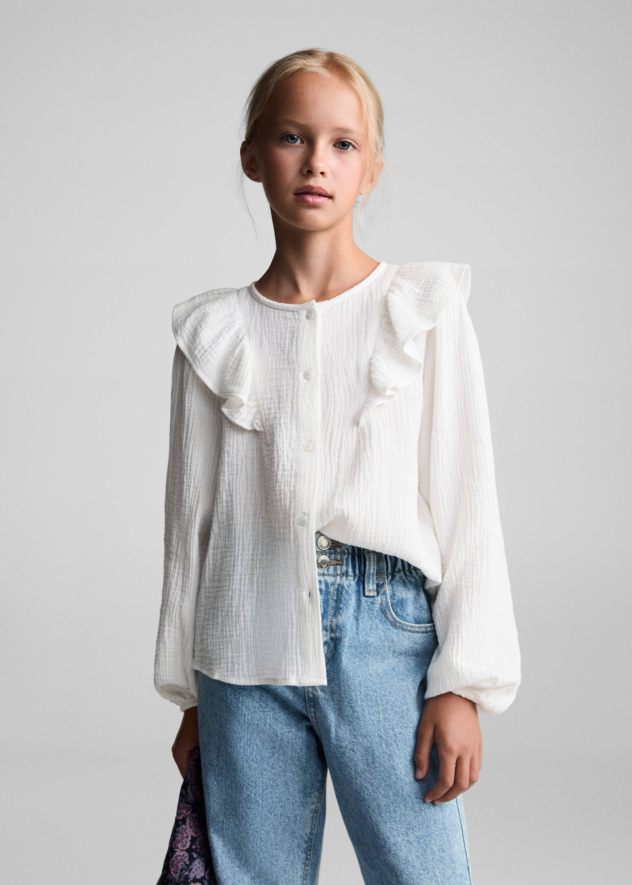 Paperbag jeans - Medium plane