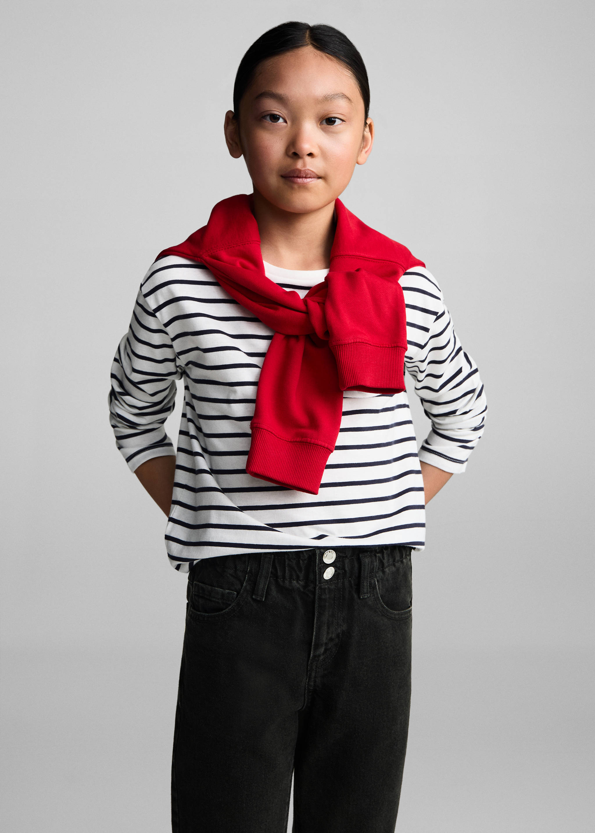 Paperbag jeans - Medium plane