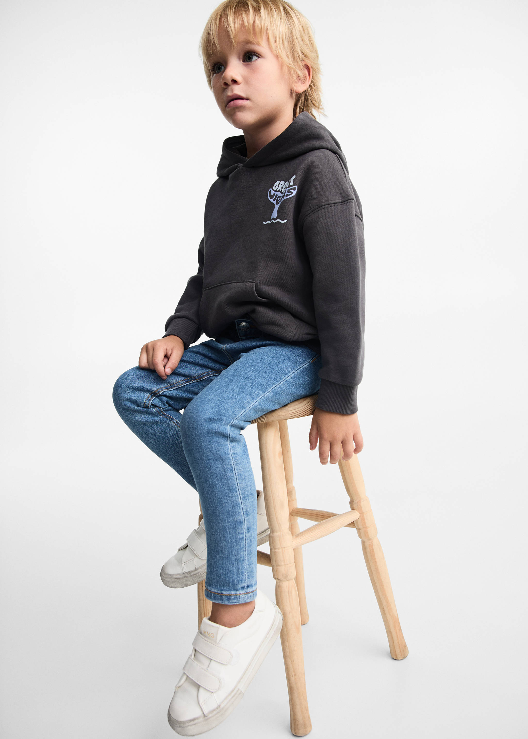 Cotton skinny Jeans - Medium plane