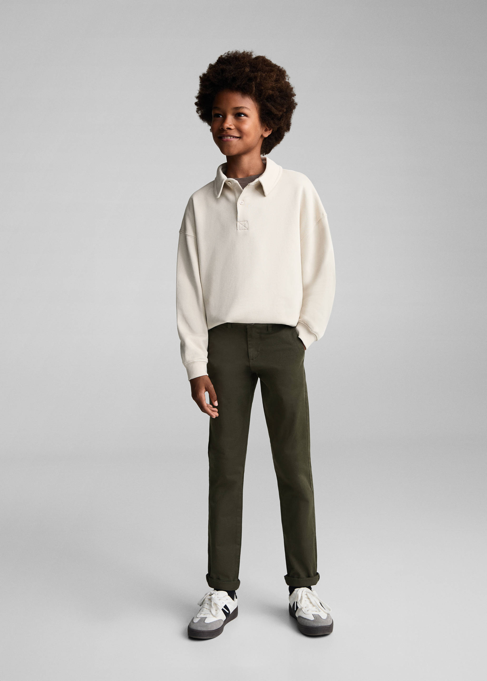 Cotton chinos - General plane