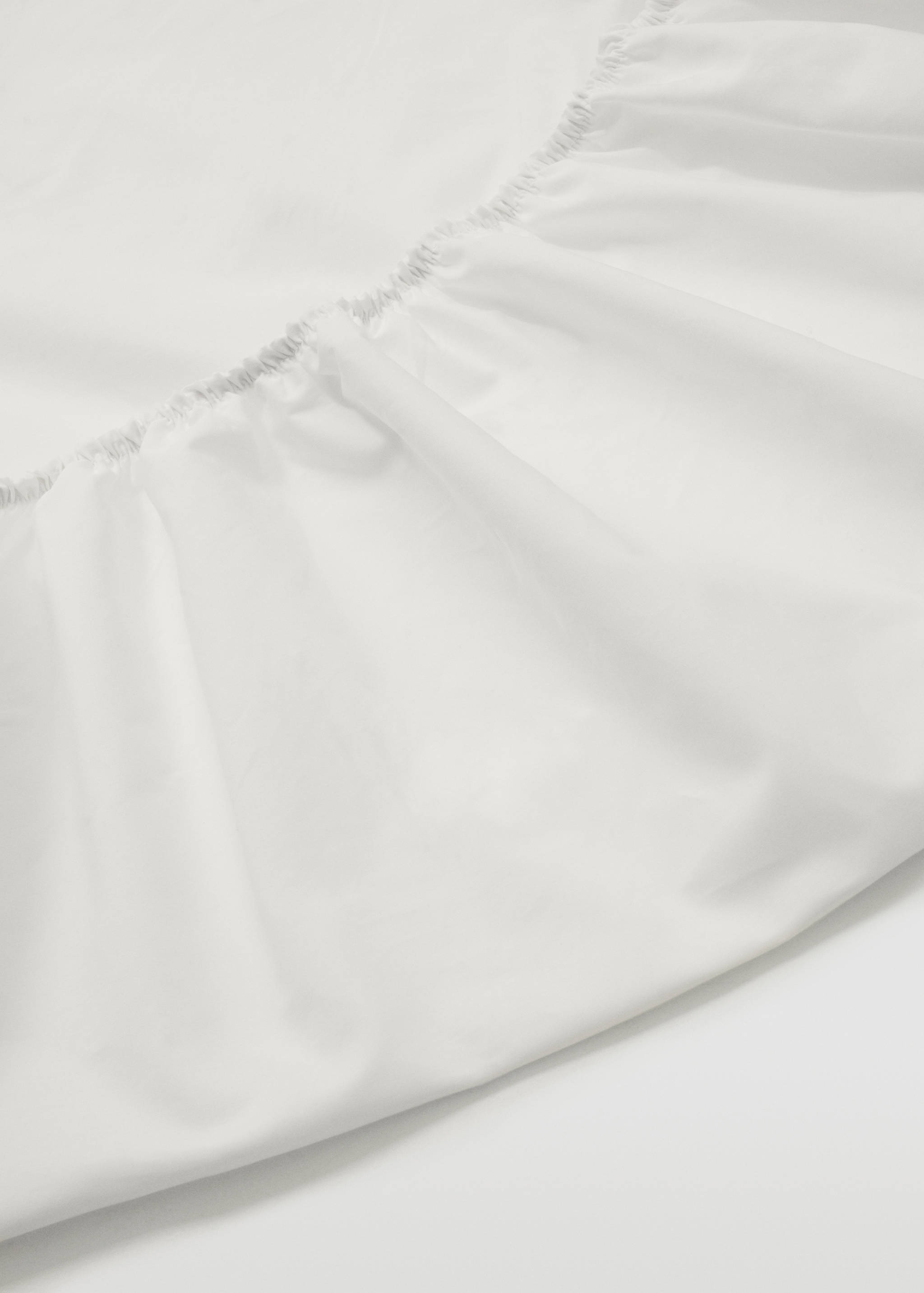 Drap-housse percale de coton 300 fils Lit 150/160 cm - Plan moyen