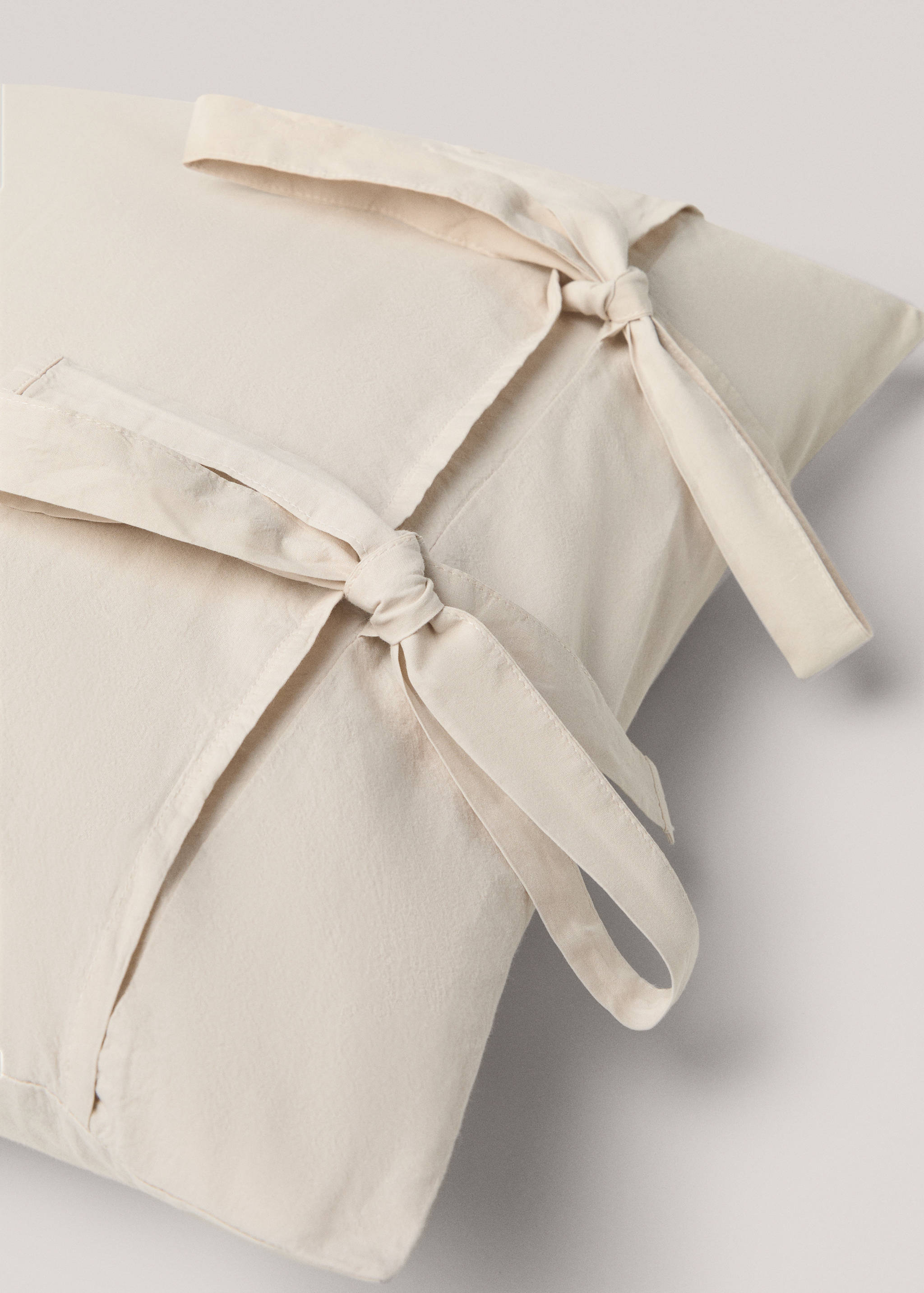 Povlak na polštář praná bavlna 50 x 75 cm - Detail zboží 2