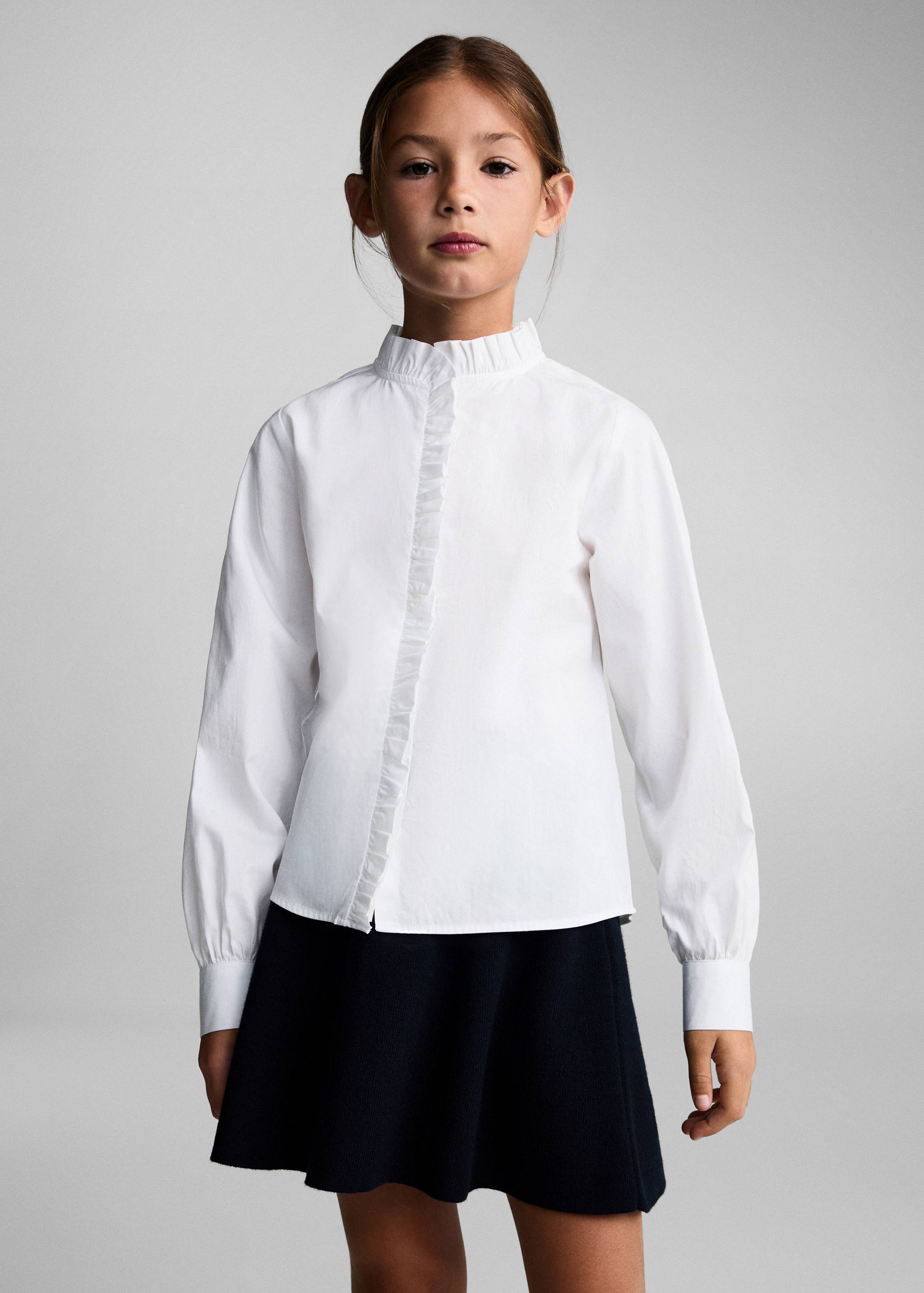 Shirt with ruffle detail - Medium plane