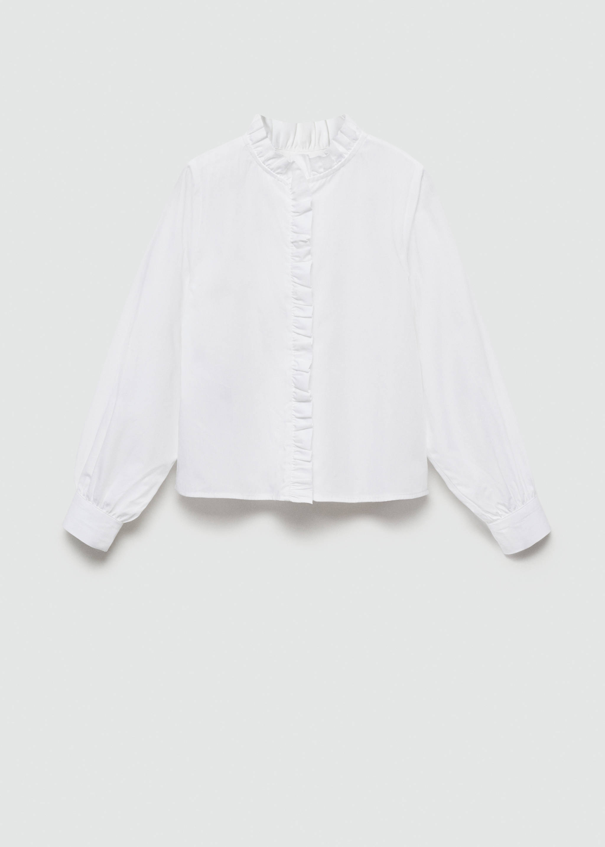 Shirt with ruffle detail - Article without model