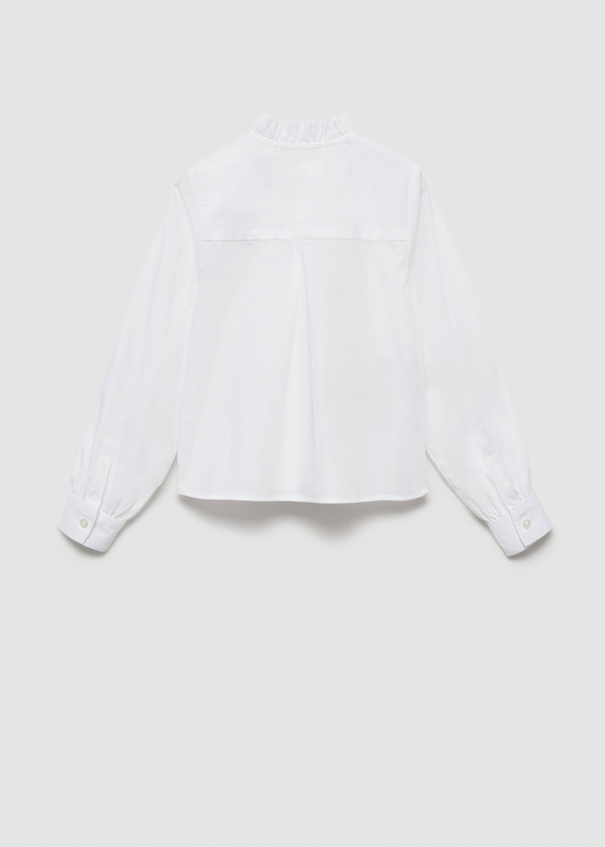 Shirt with ruffle detail - Reverse of the article