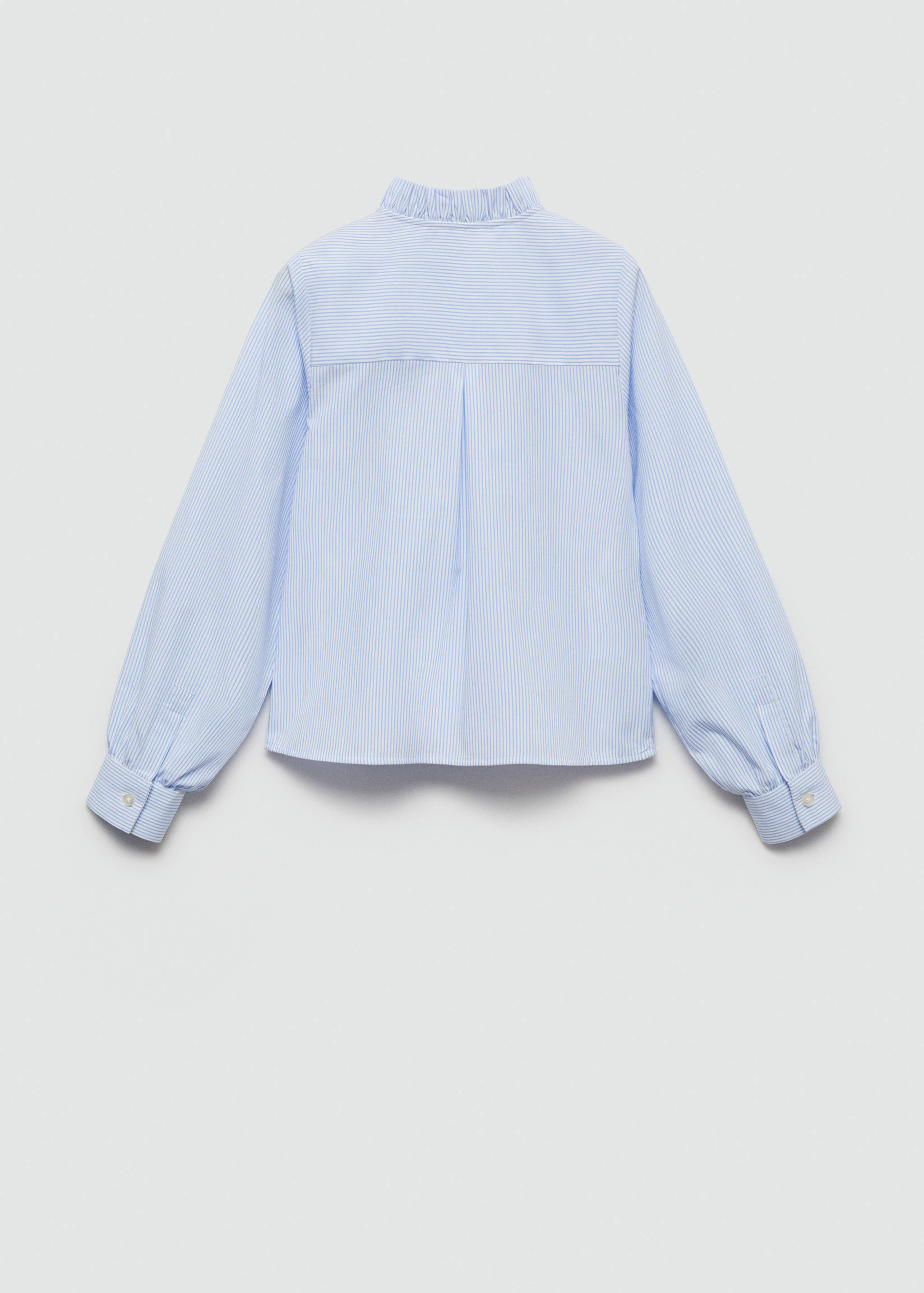 Shirt with ruffle detail - Reverse of the article