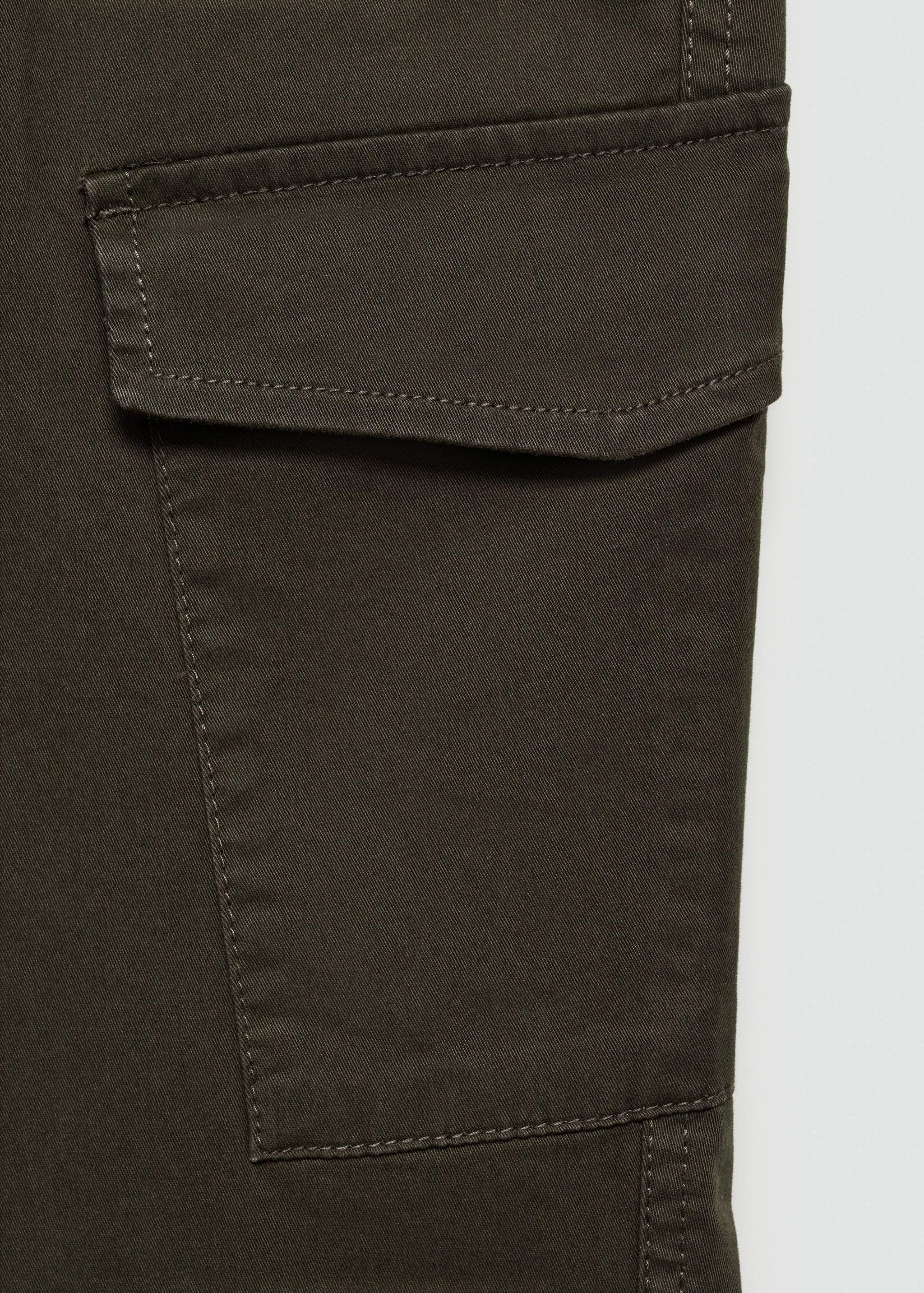 Cotton cargo trousers - Details of the article 8
