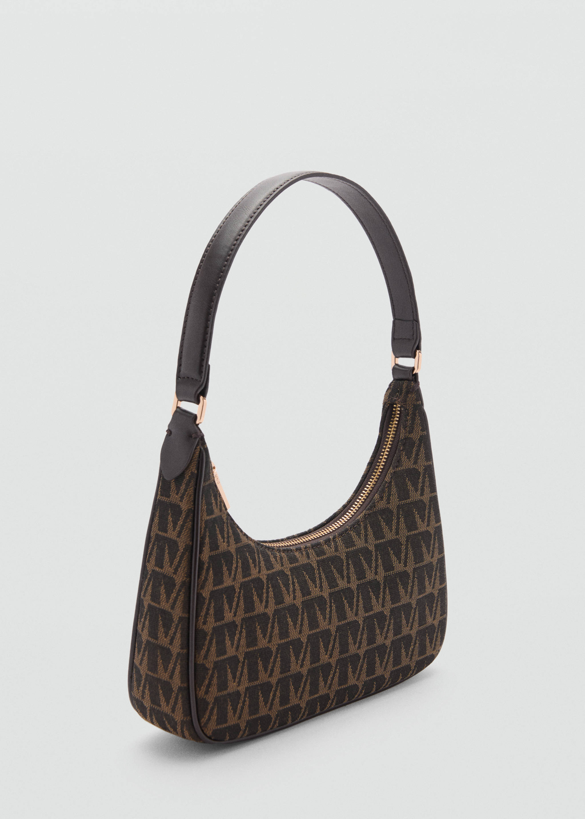 Jacquard shoulder bag - Medium plane