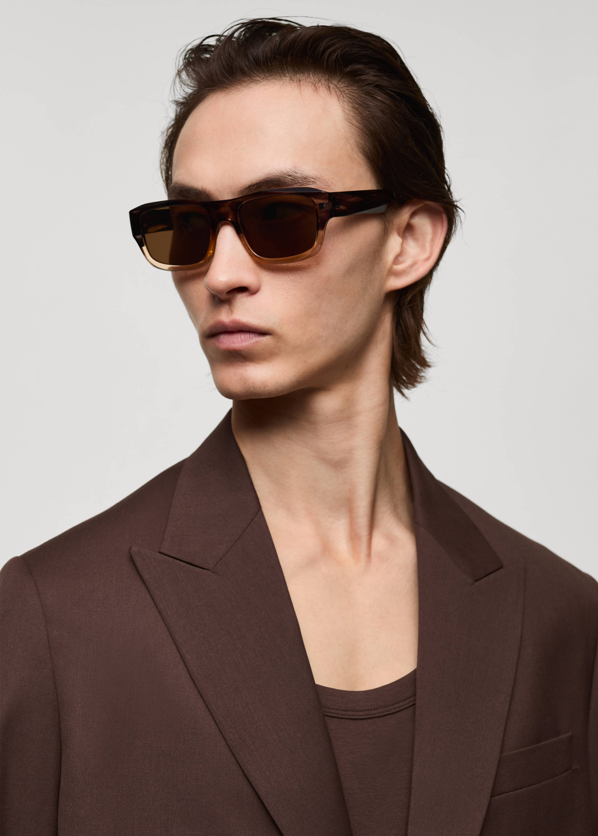 Regular fit suit blazer - Details of the article 1