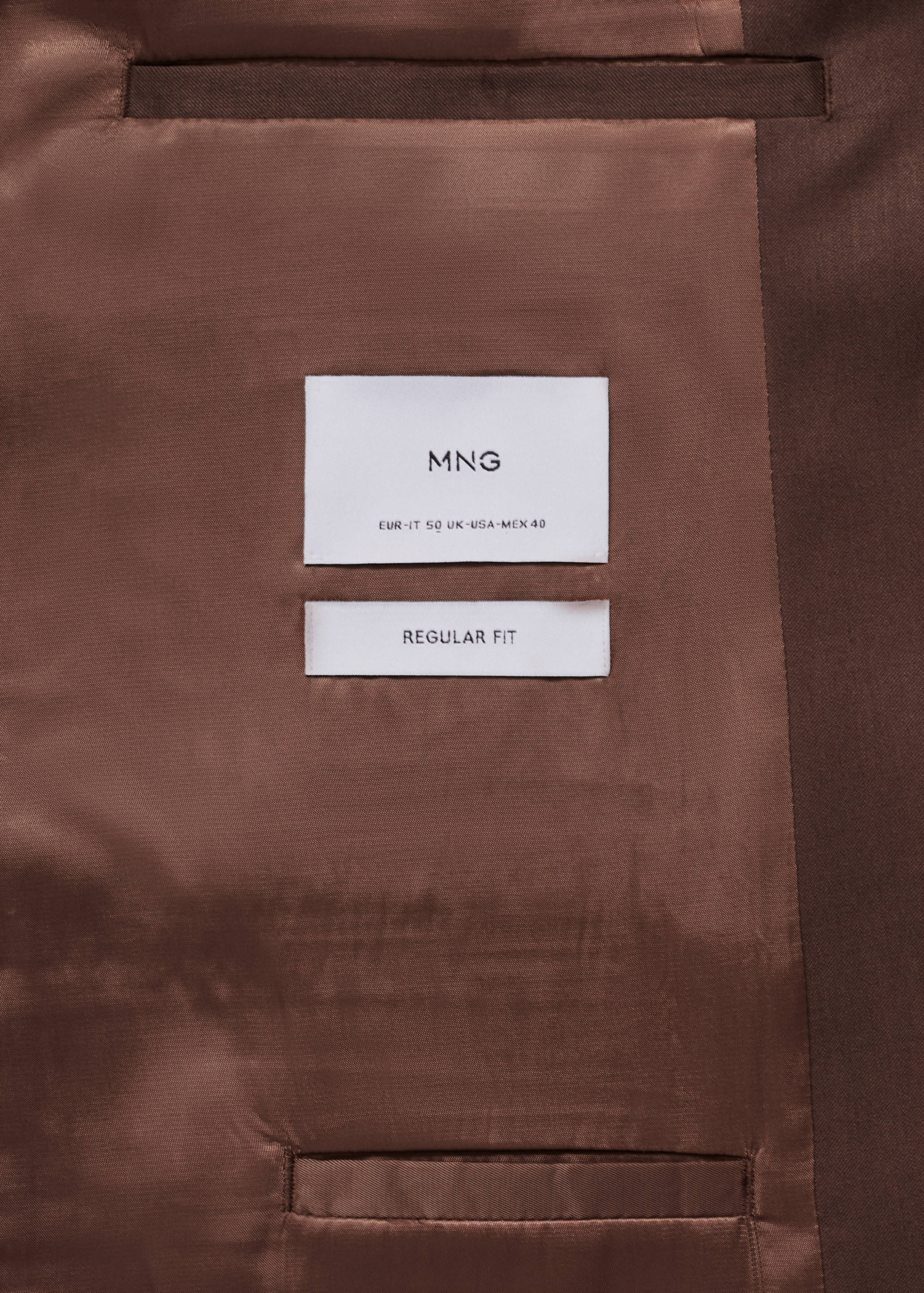 Regular fit suit blazer - Details of the article 0