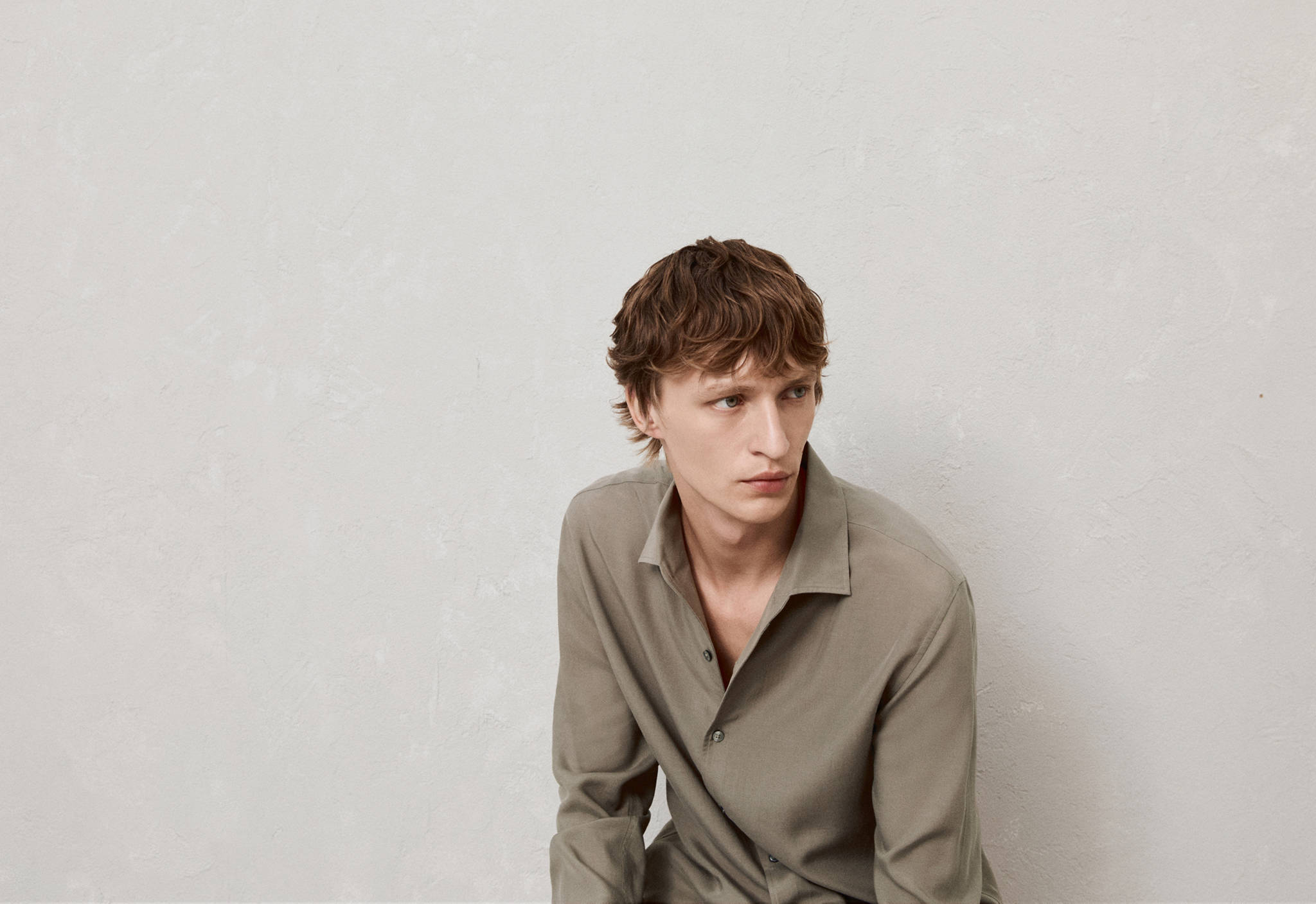 Regular-fit lyocell shirt - Panoramic plane