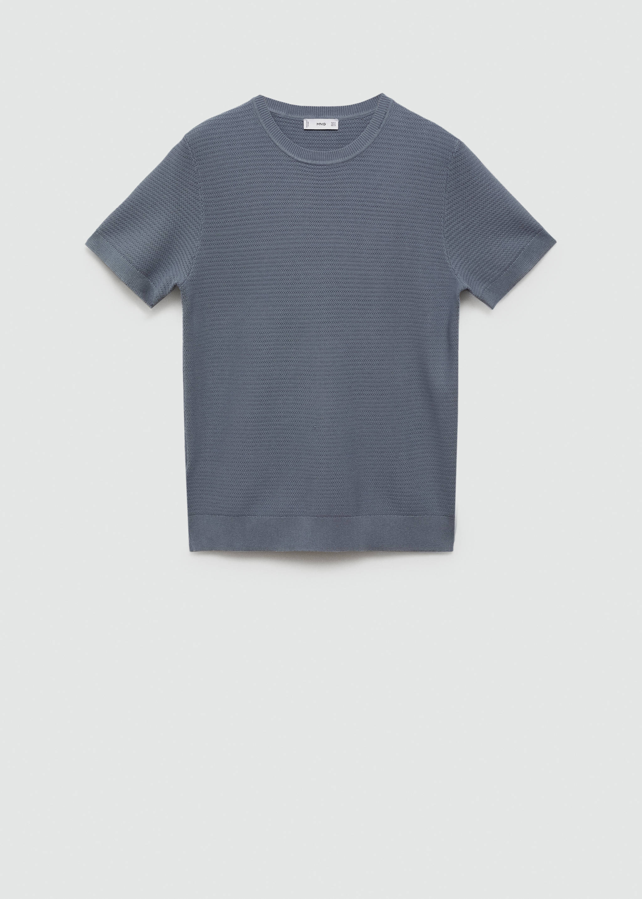 T-shirt maille torsadée Tencel - Article sans modèle