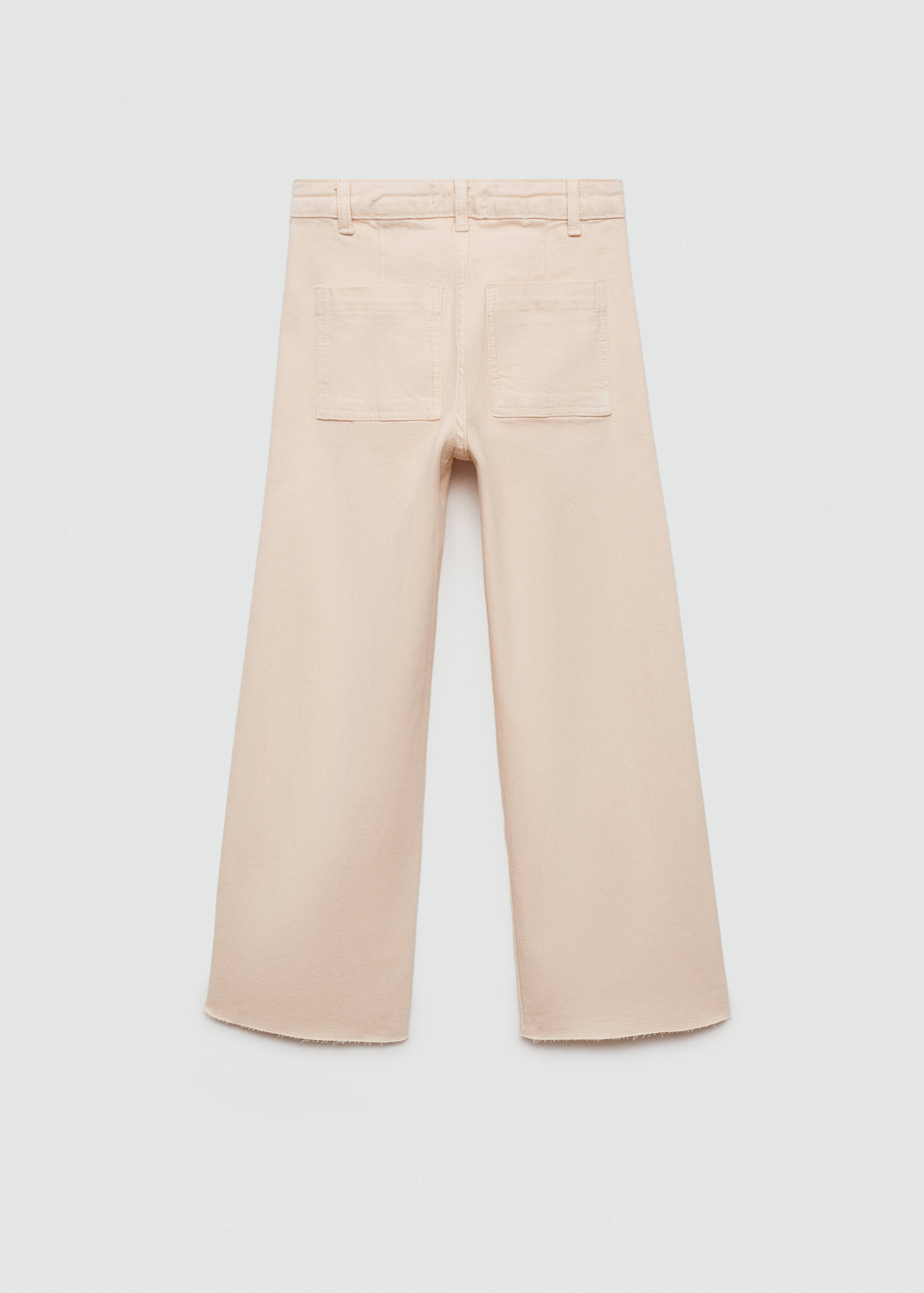 Jeans culotte mid-waist comfort - Reverse of the article