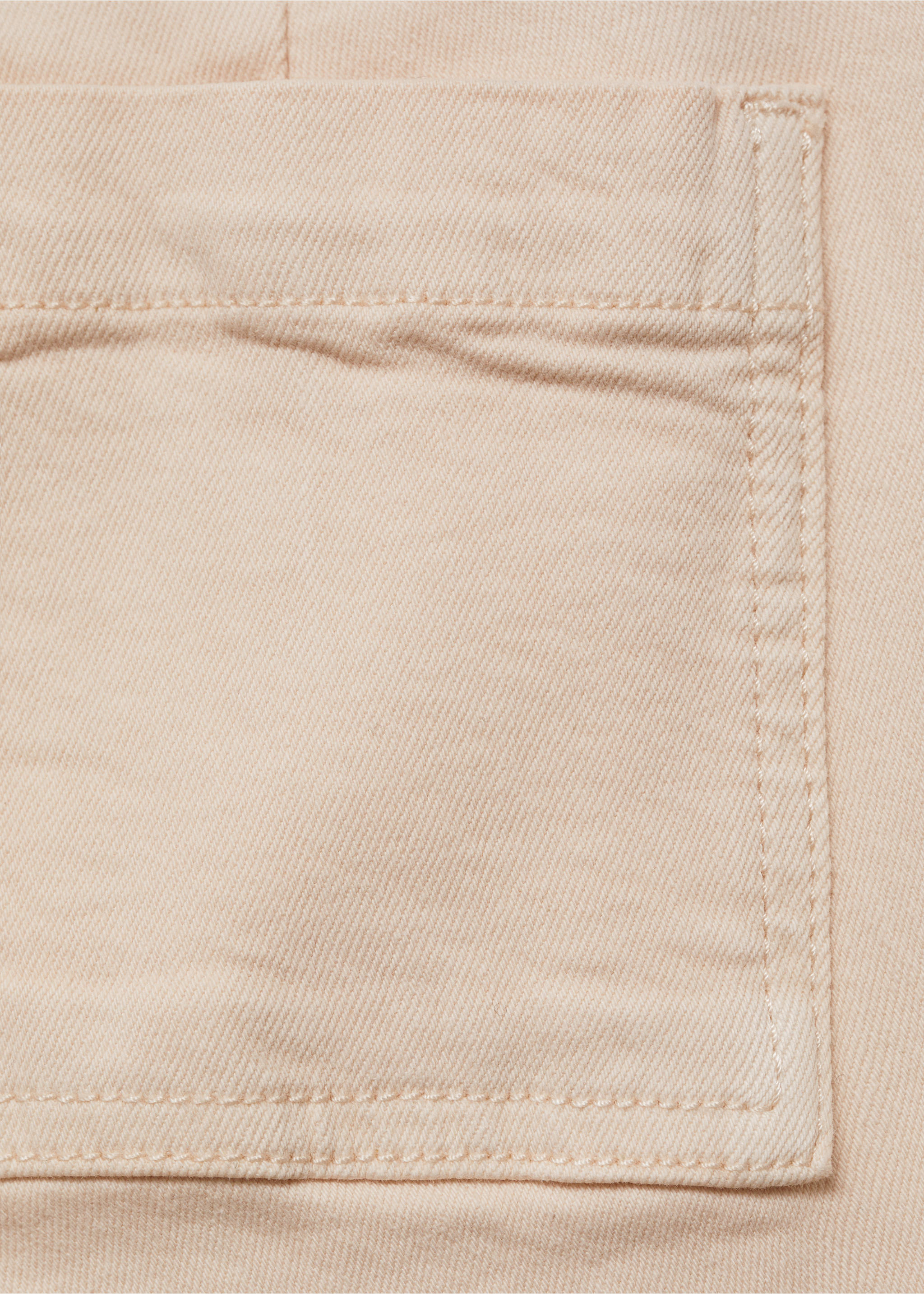 Jeans culotte mid-waist comfort - Details of the article 0, Sand. Ref: 77032539-00.