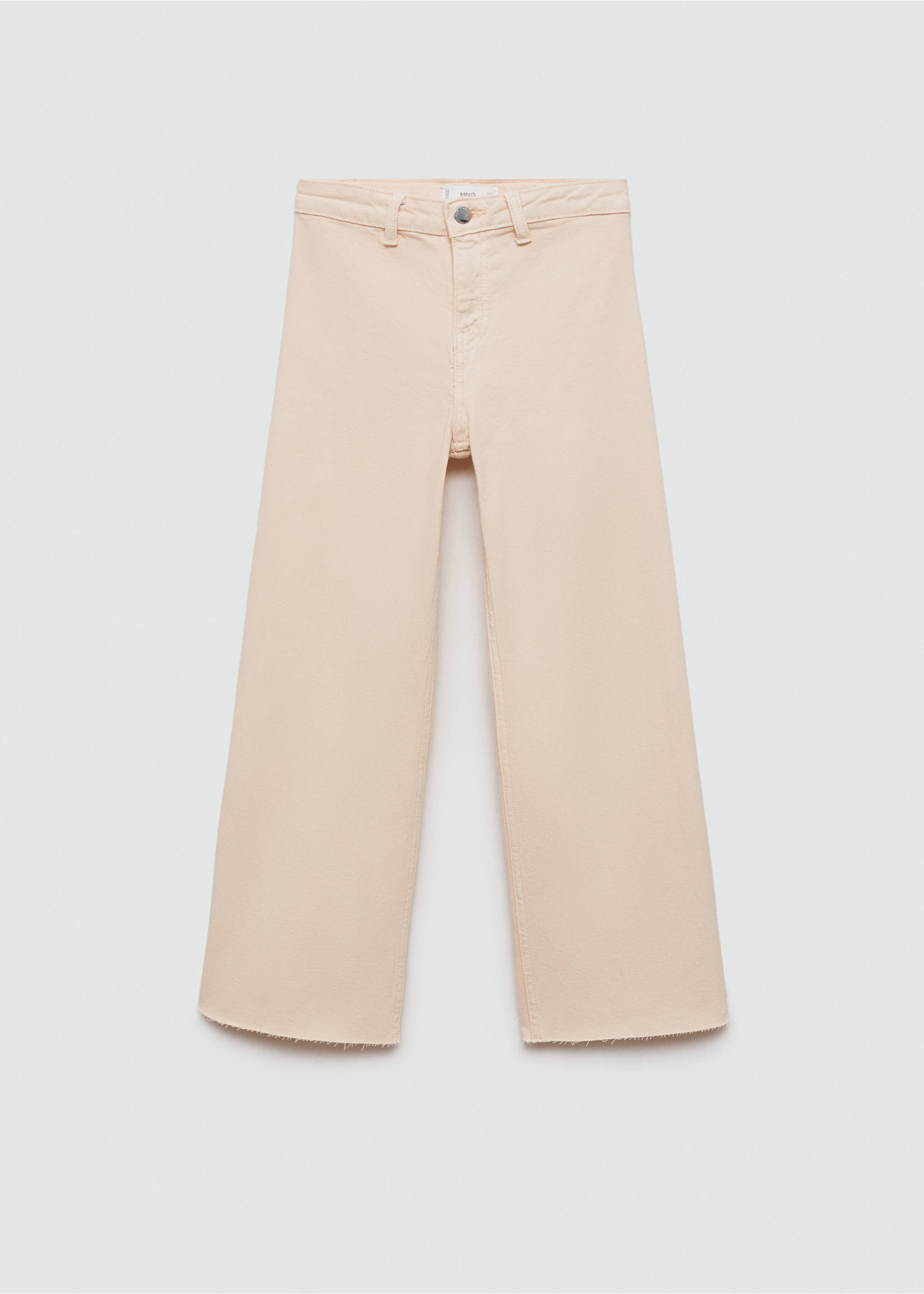 Jeans culotte mid-waist comfort - Article without model, Sand. Ref: 77032539-00.