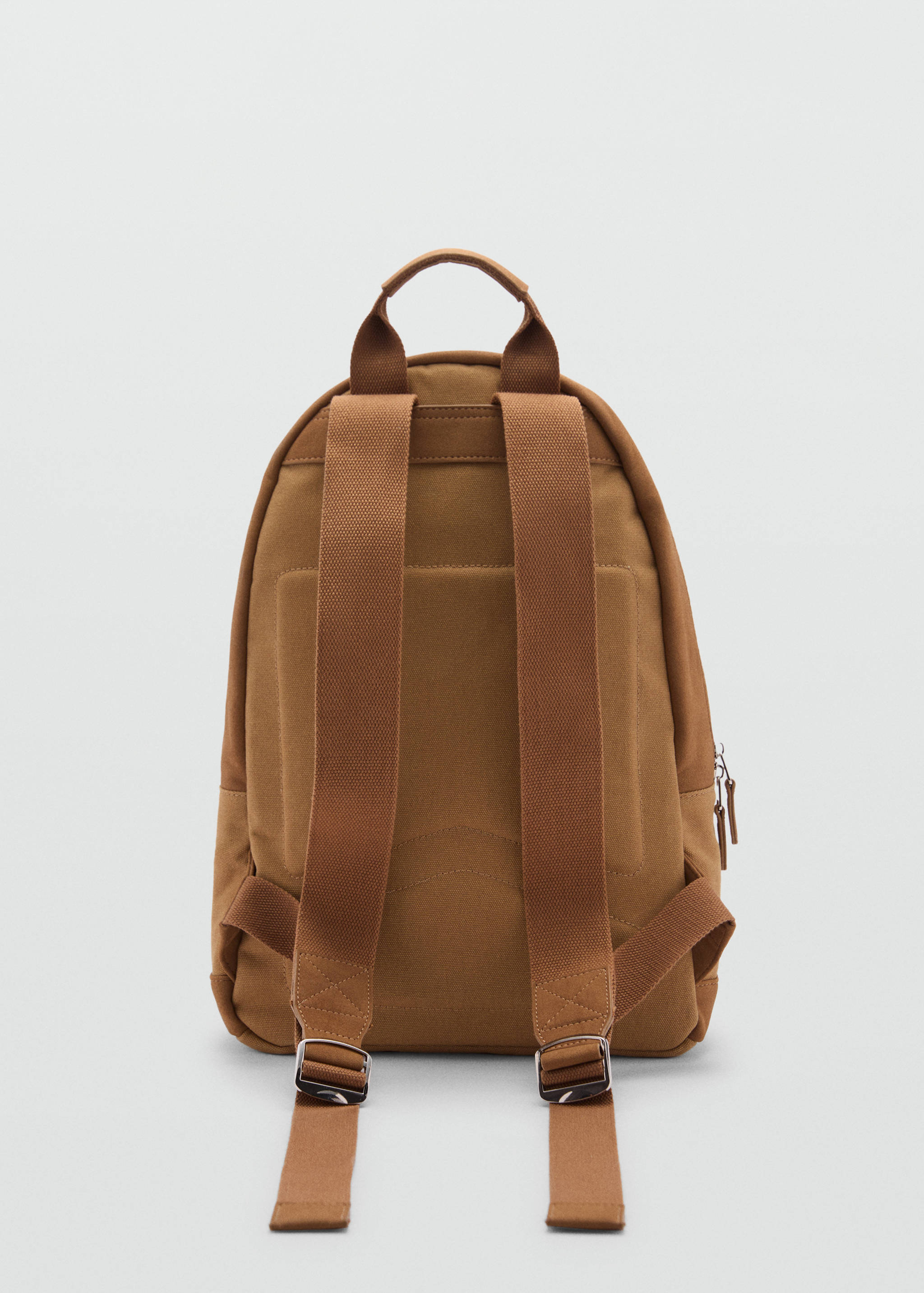 Canvas mixed backpack - Medium plane