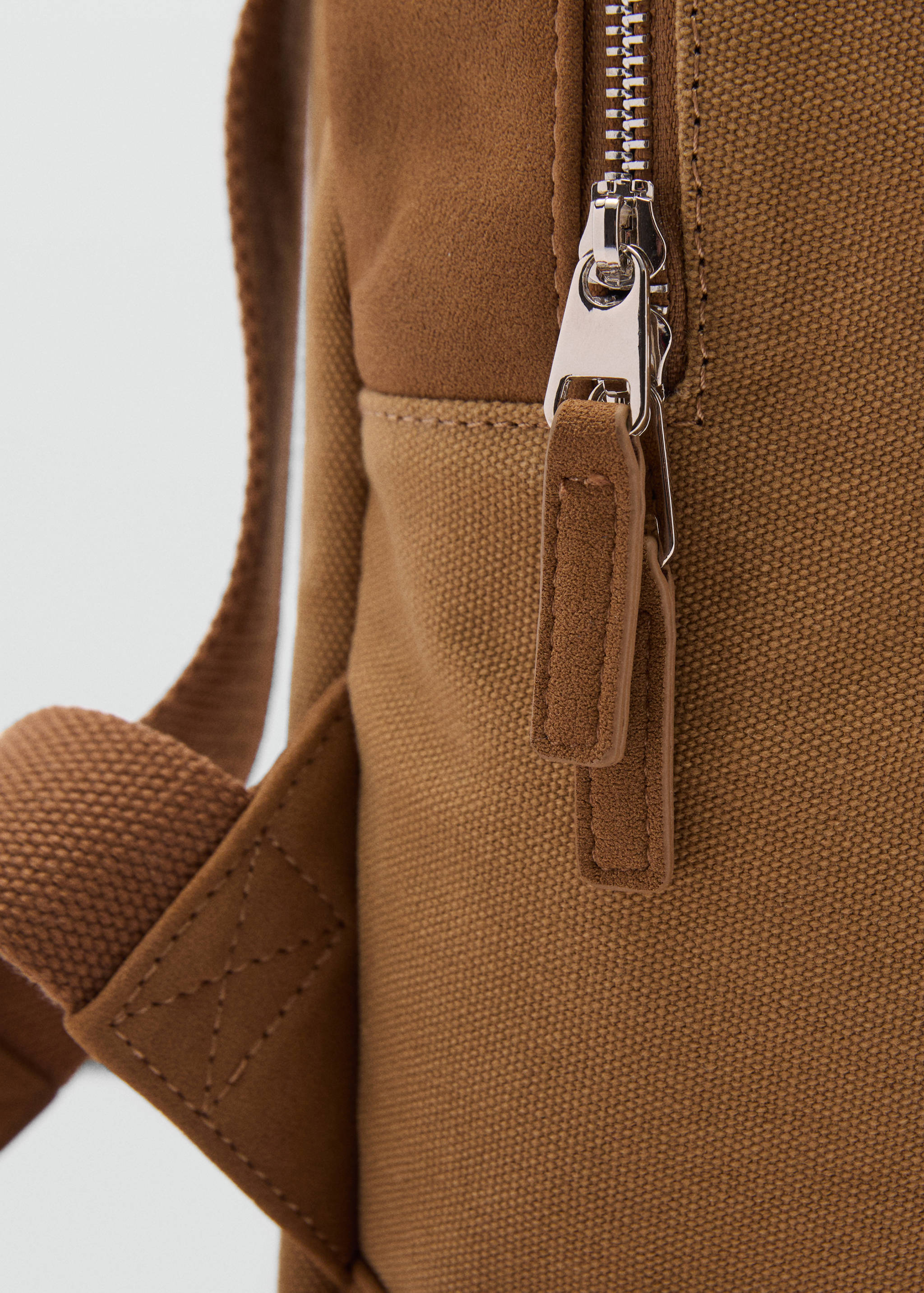 Canvas mixed backpack - Details of the article 1