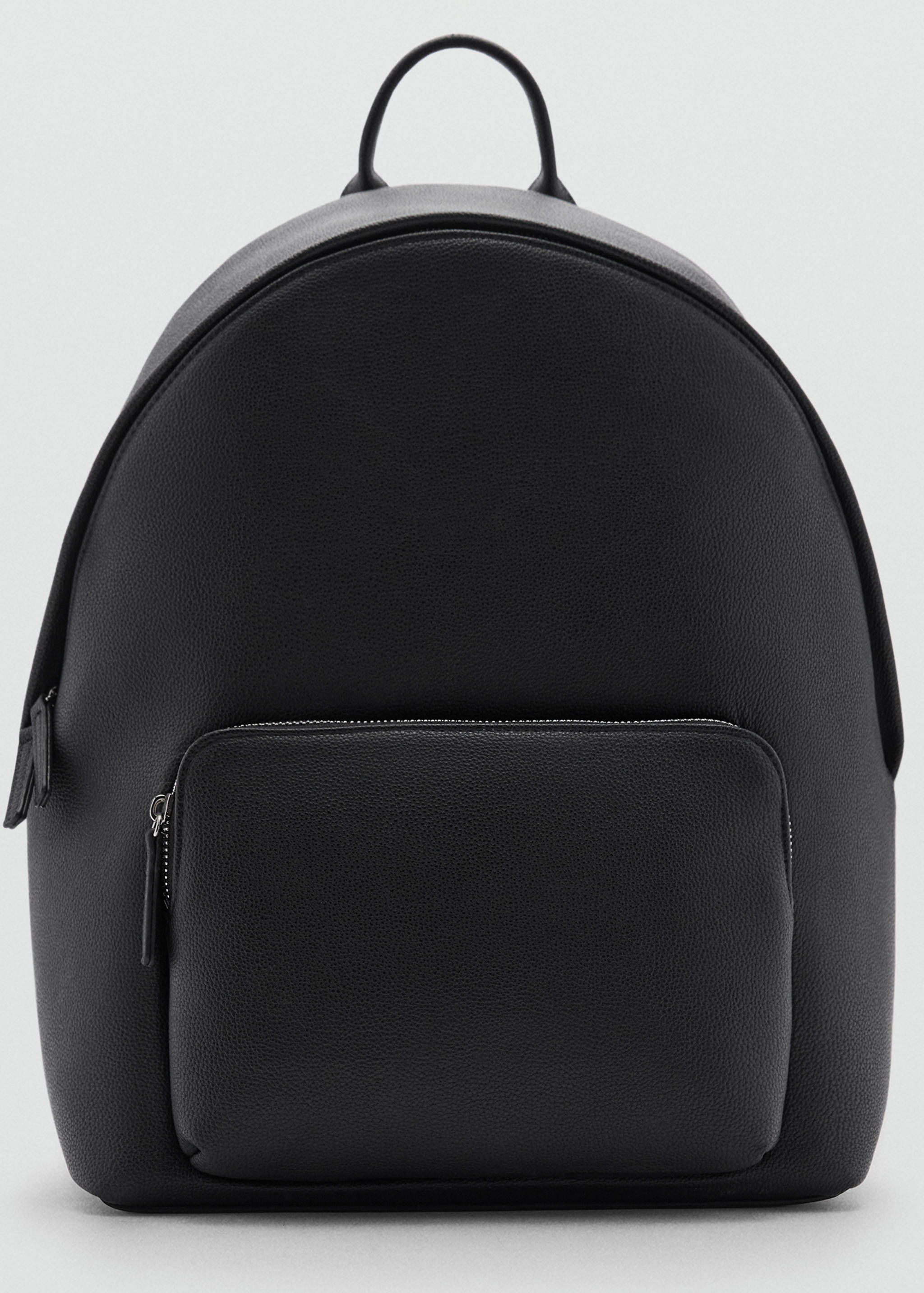Leather-effect backpack - null