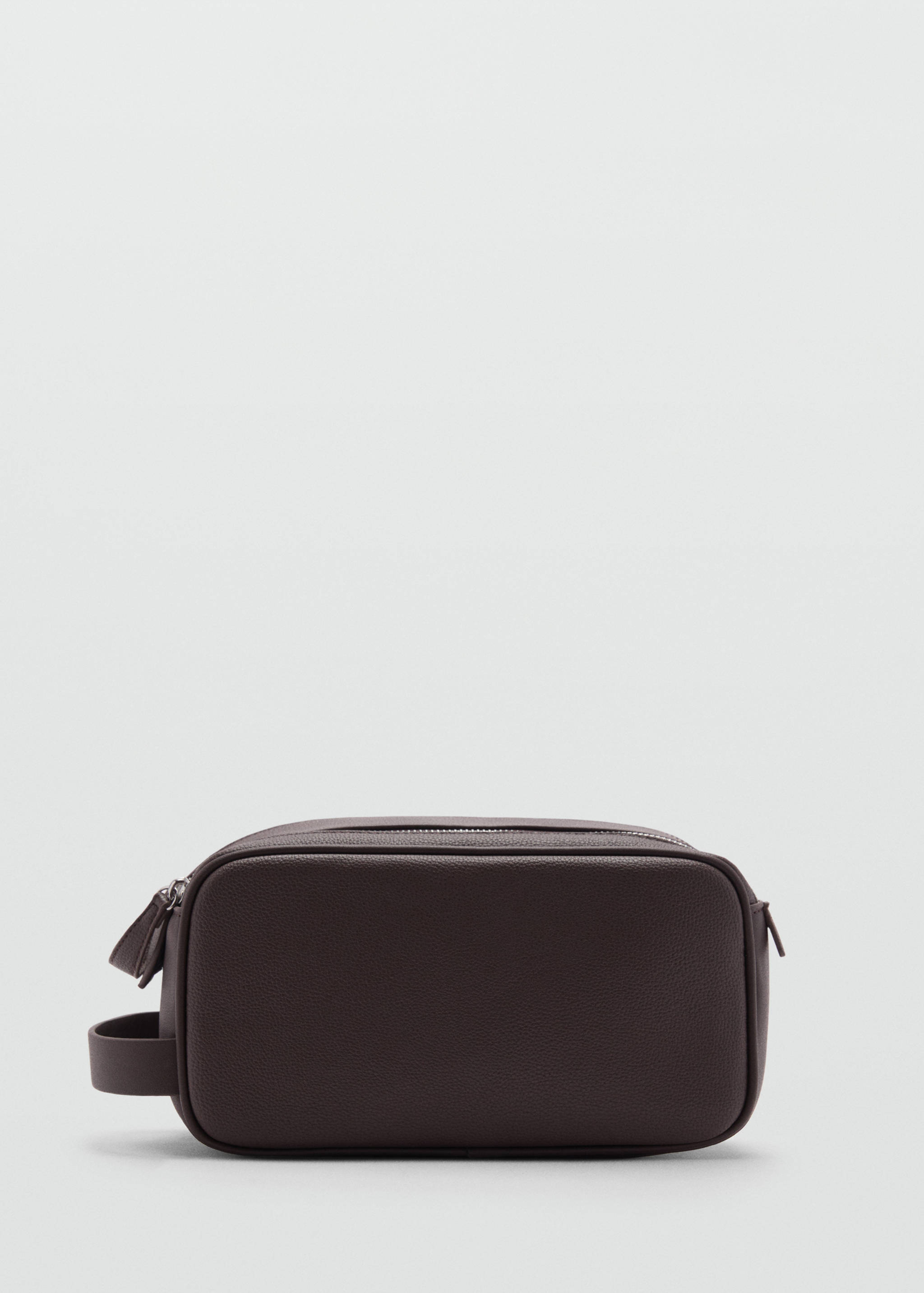 Trousse cuir foulé zip - Article sans modèle