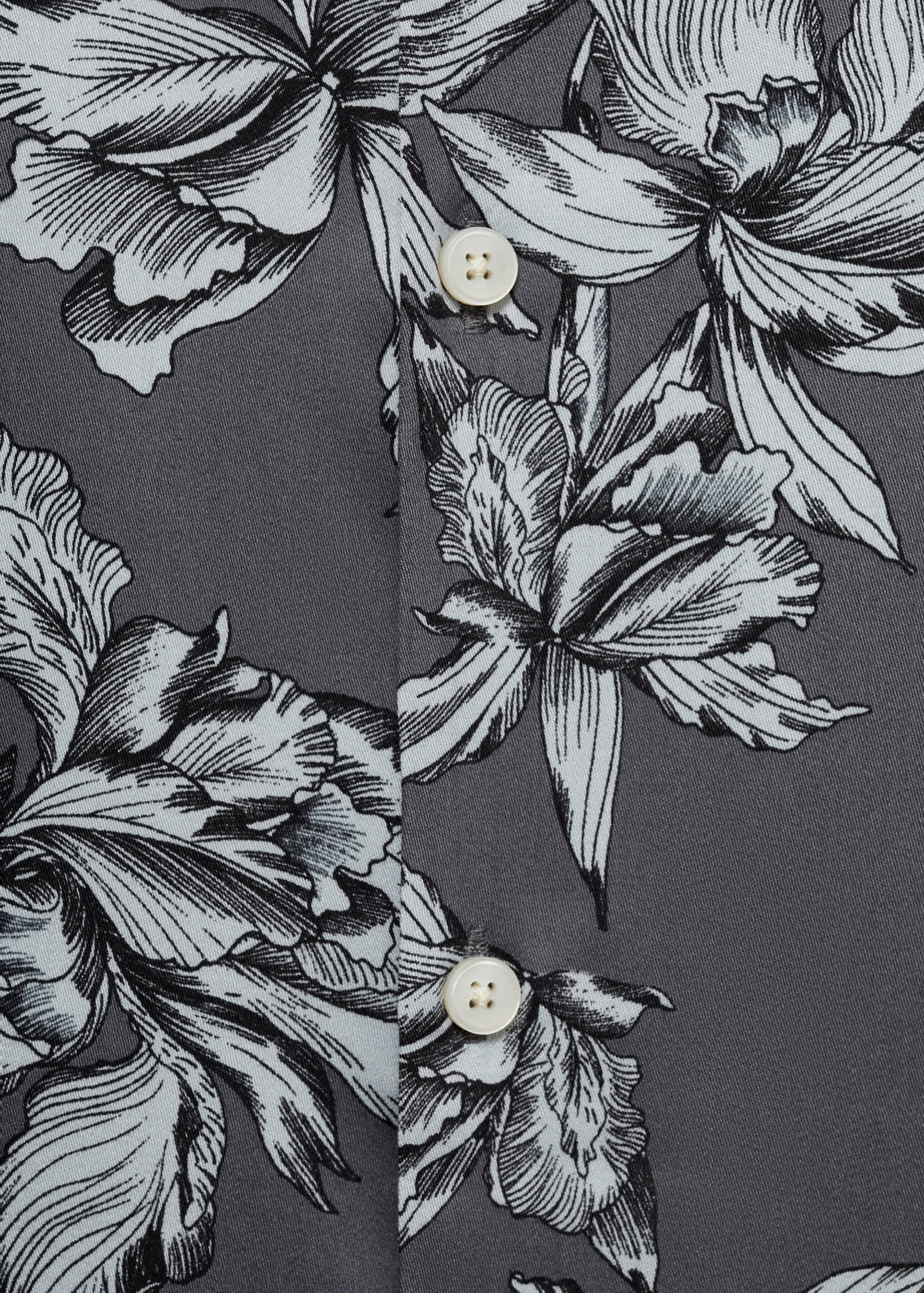 Camisa regular fit estampado hawaiano - Detalle del artículo 0