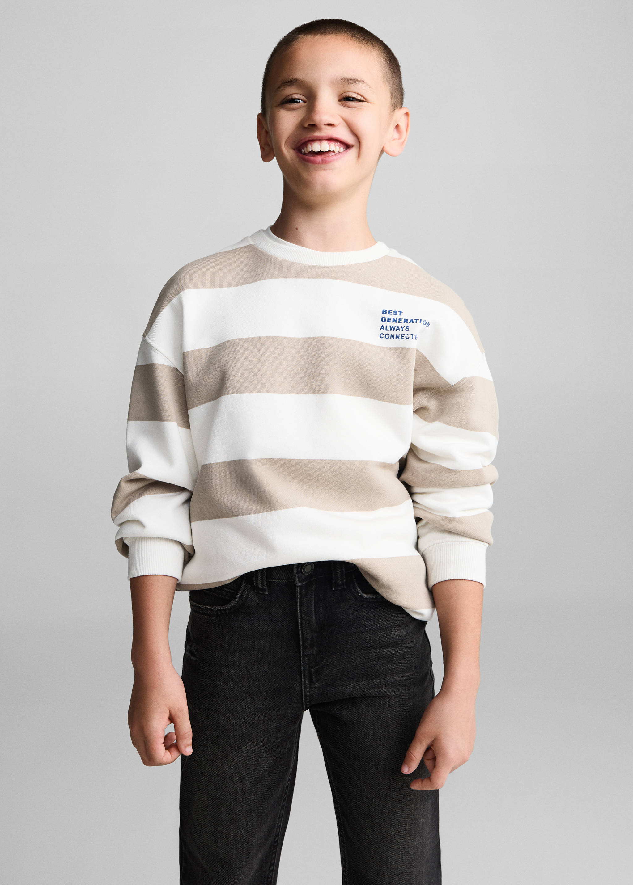 Dad decorative ripped jeans - Medium plane