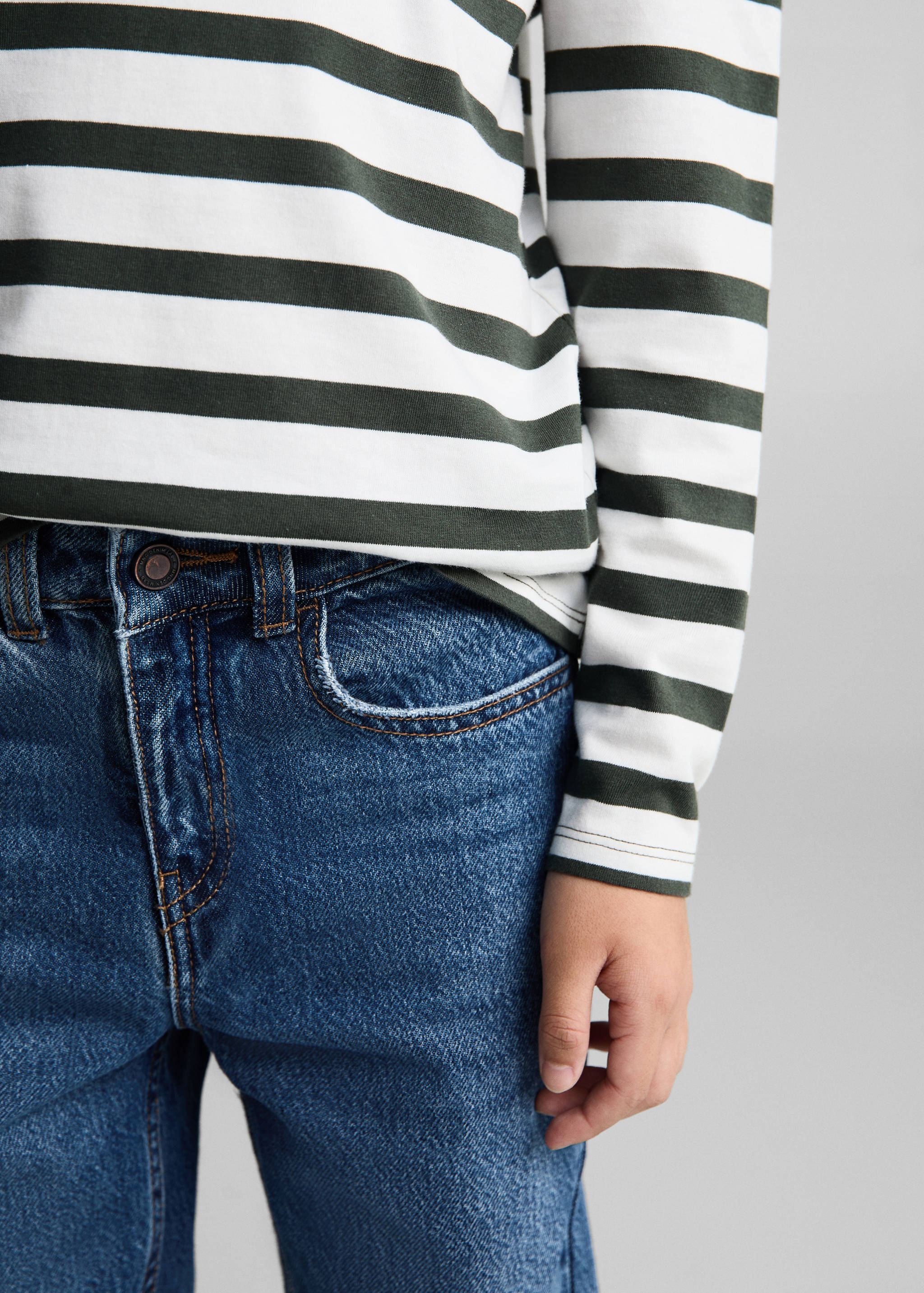 Dad decorative ripped jeans - Details of the article 1